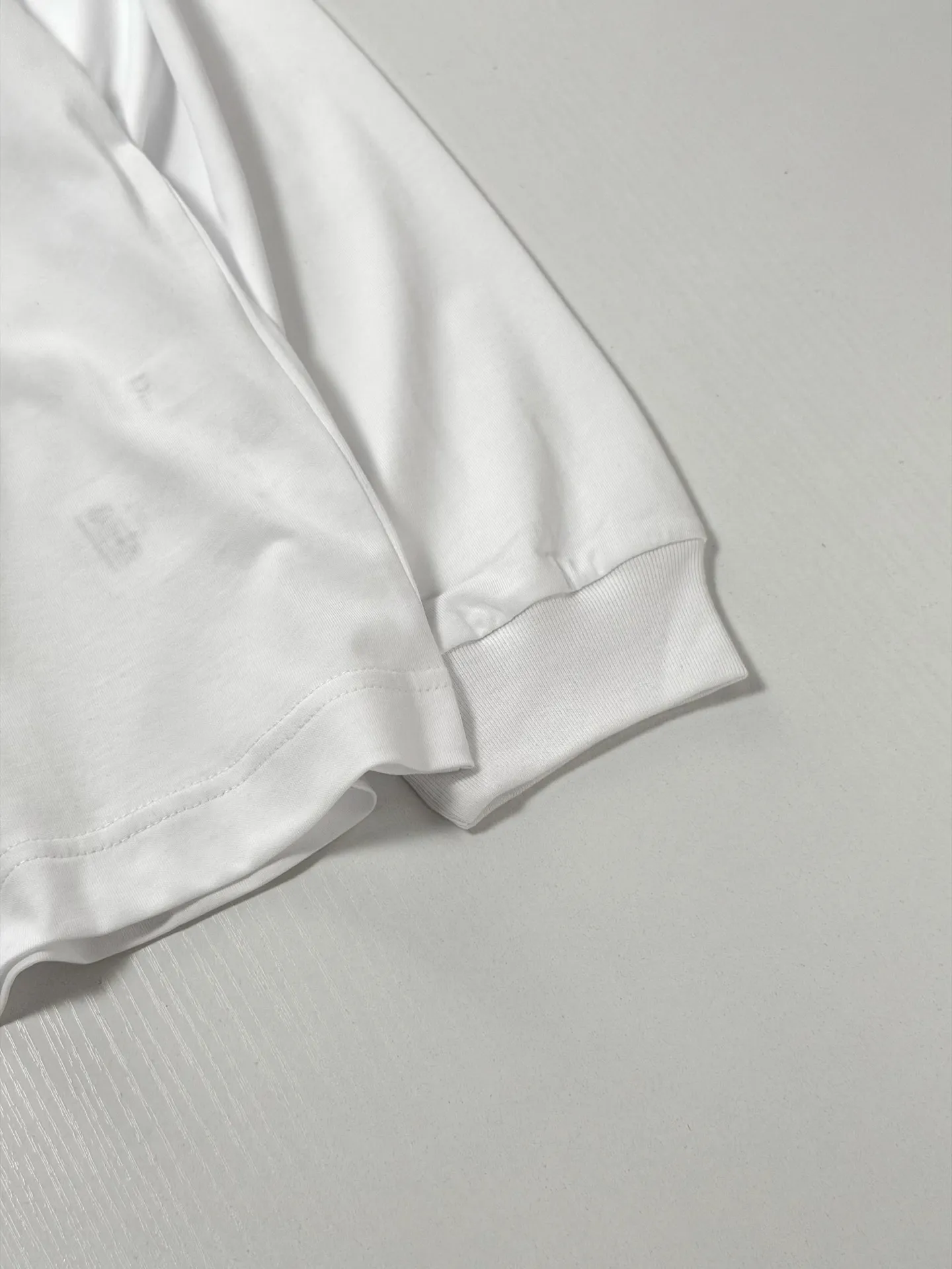 Logo Embroidery Long-Sleeve Cotton T-Shirt D20822040 — view 6