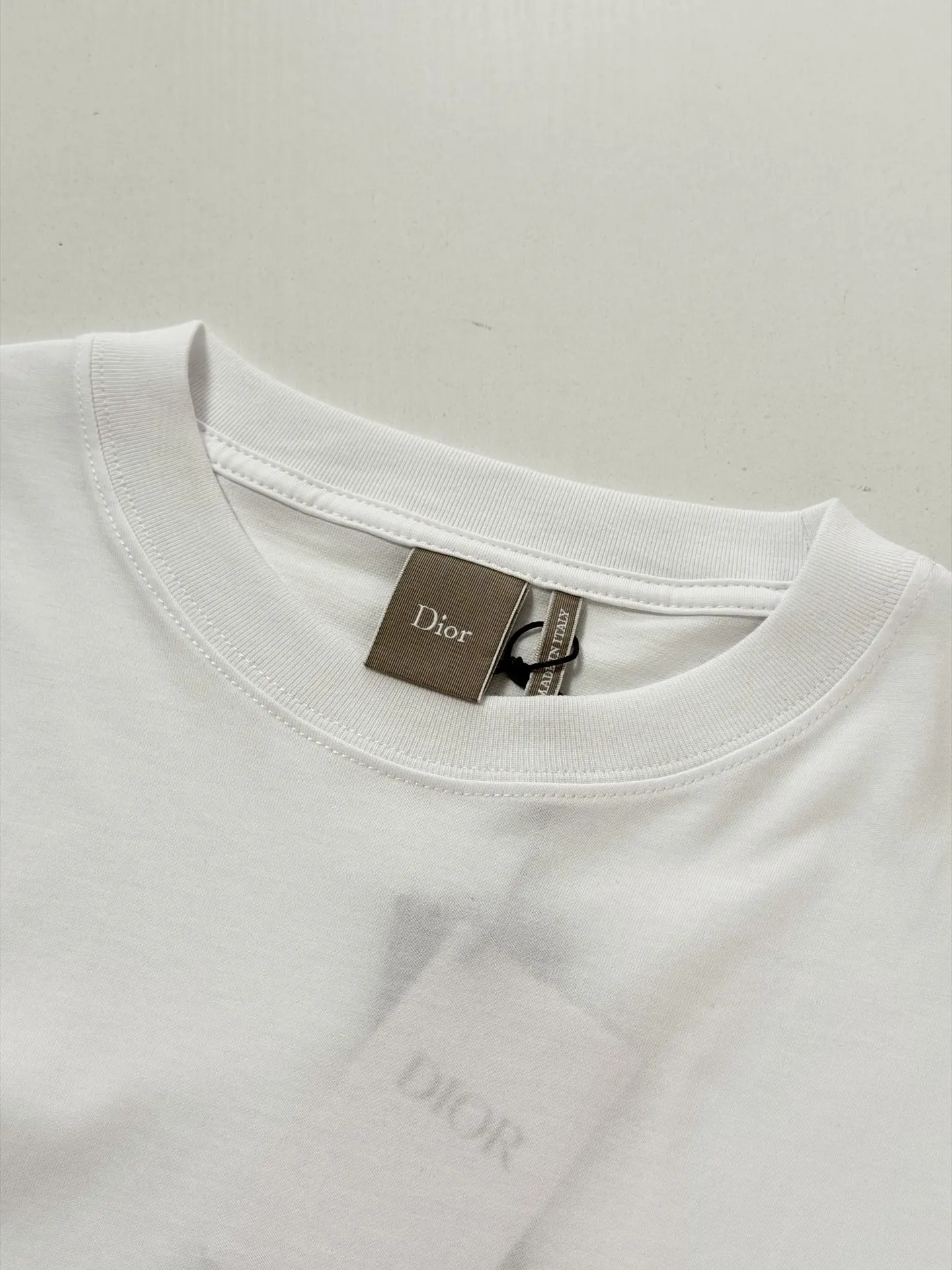 Logo Embroidery Long-Sleeve Cotton T-Shirt D20822040 — view 7