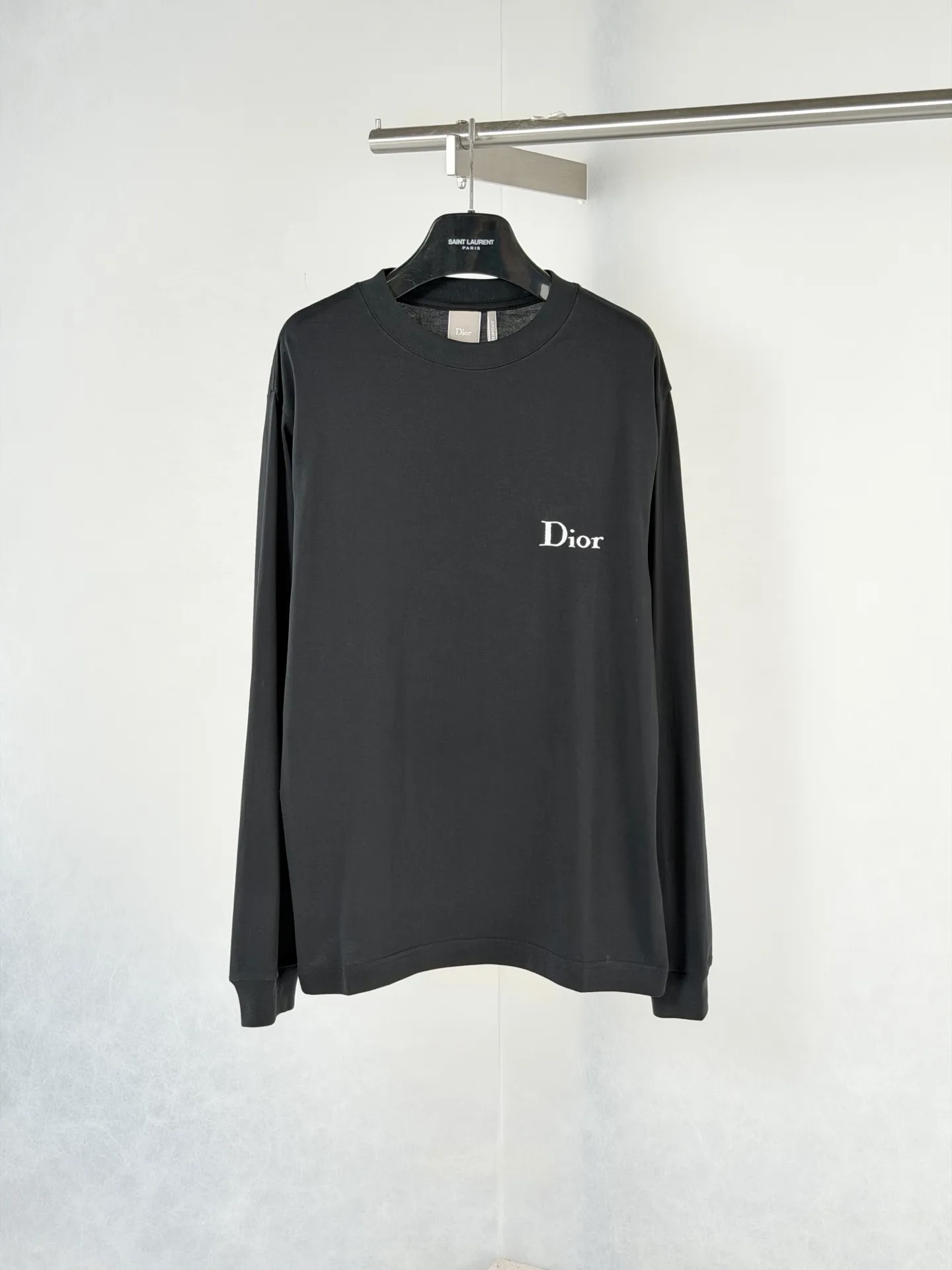 Logo Embroidery Long-Sleeve T-Shirt D20822041