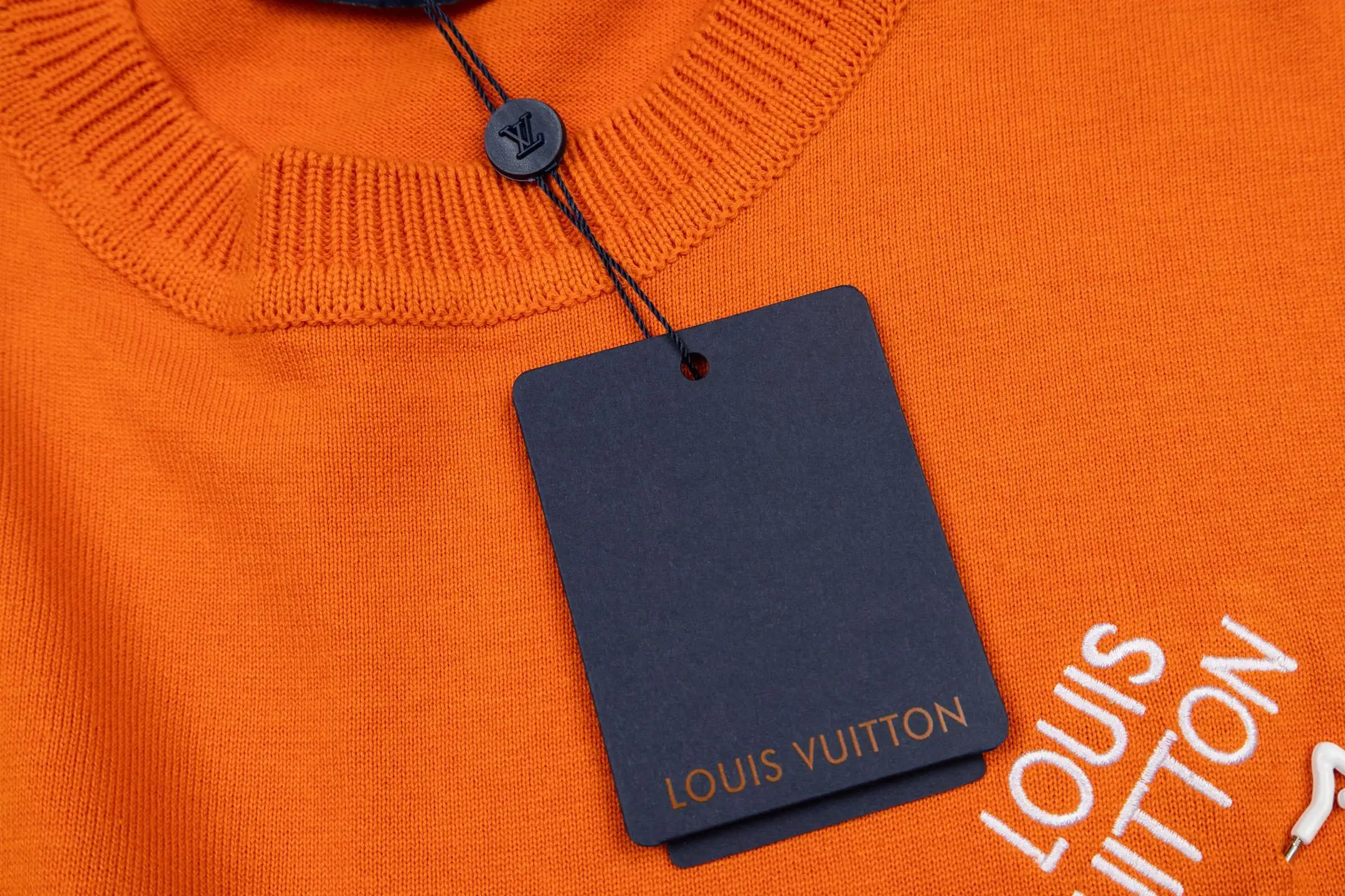 Logo Embroidery Cotton Knit T-Shirt D21014199 — view 5