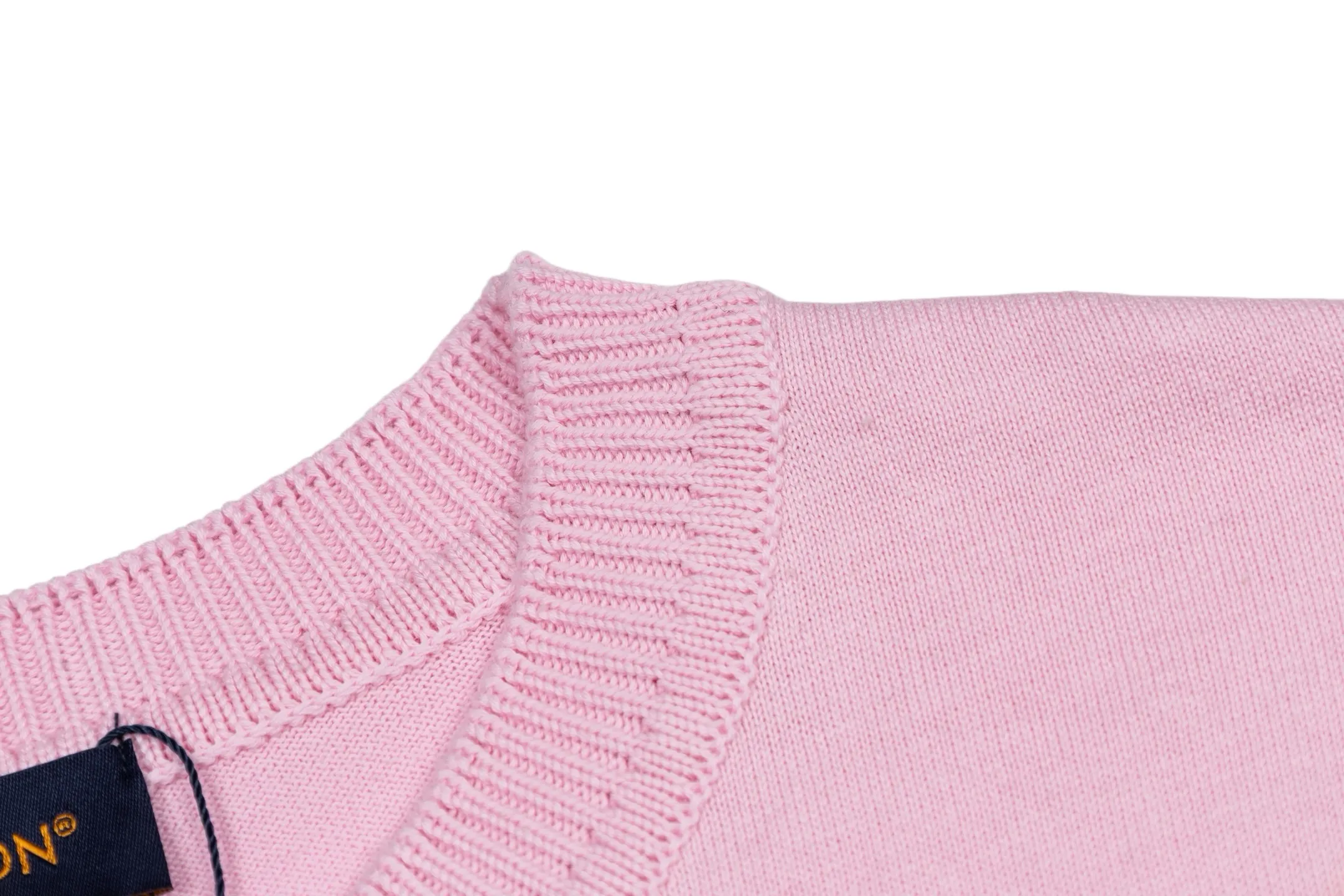 Logo Embroidery Pin Detail Knit T-Shirt D21014197 — view 5