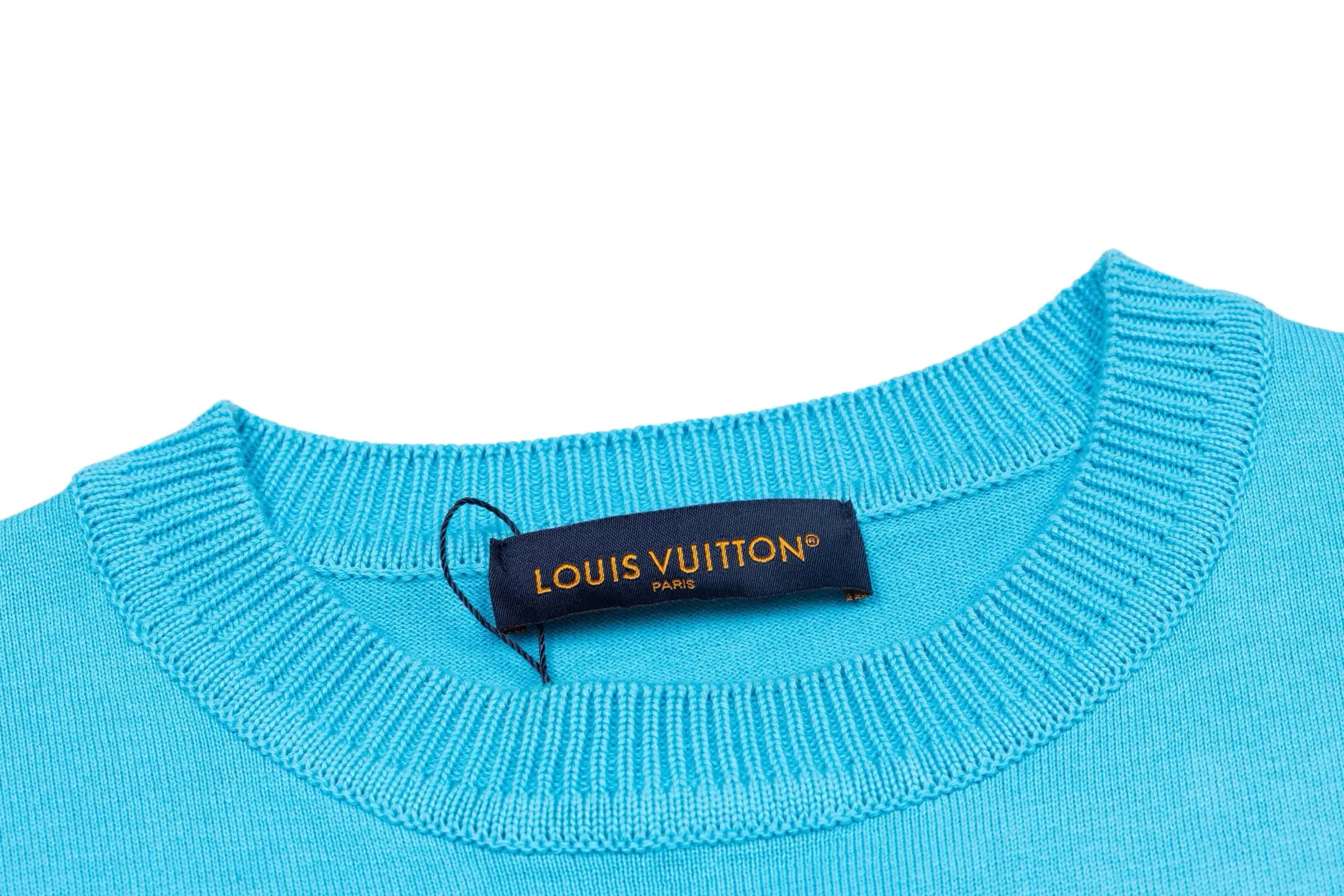 Pin Embroidered Cotton Knit T-Shirt D21014198 — view 3