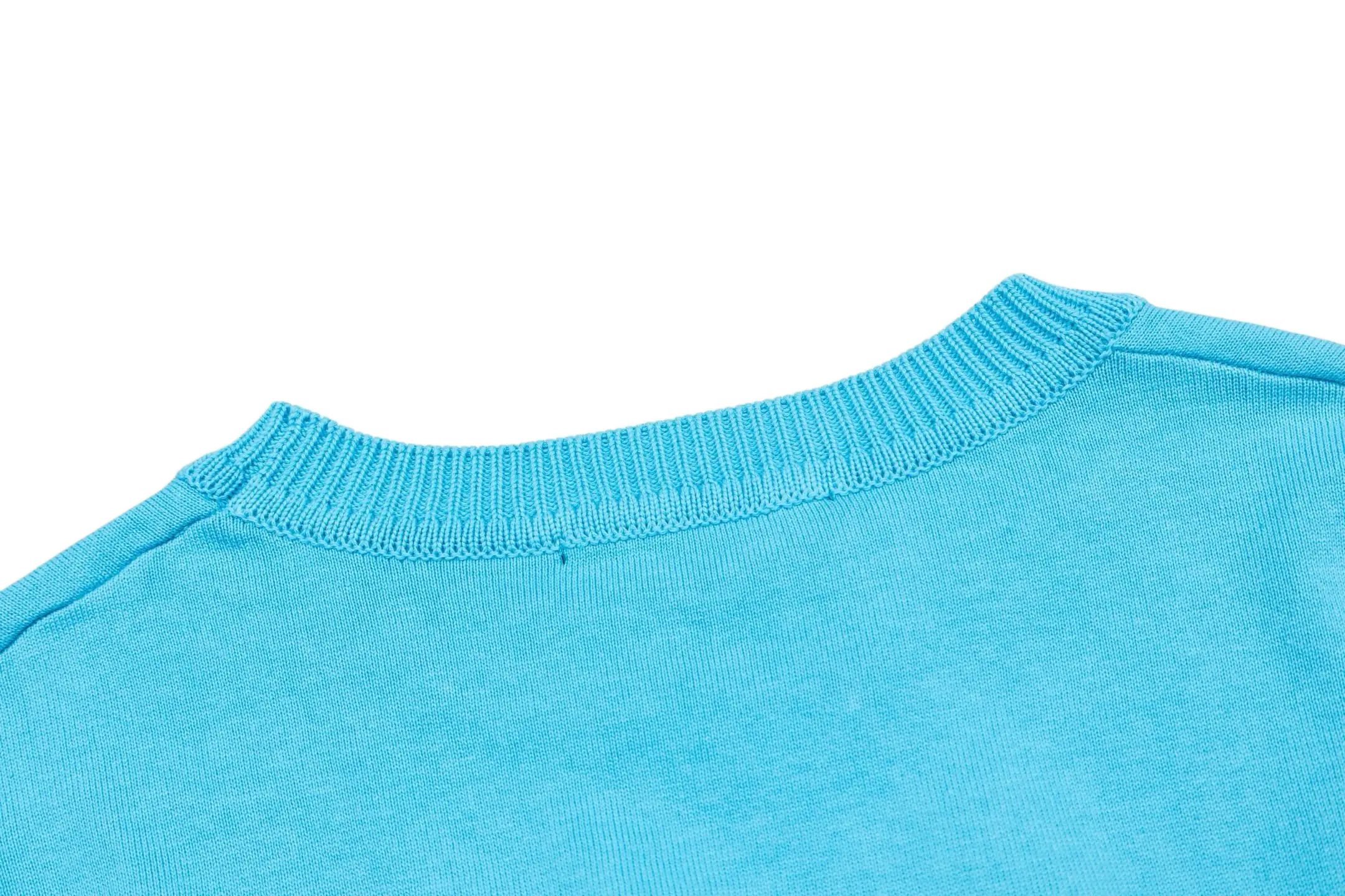 Pin Embroidered Cotton Knit T-Shirt D21014198 — view 4