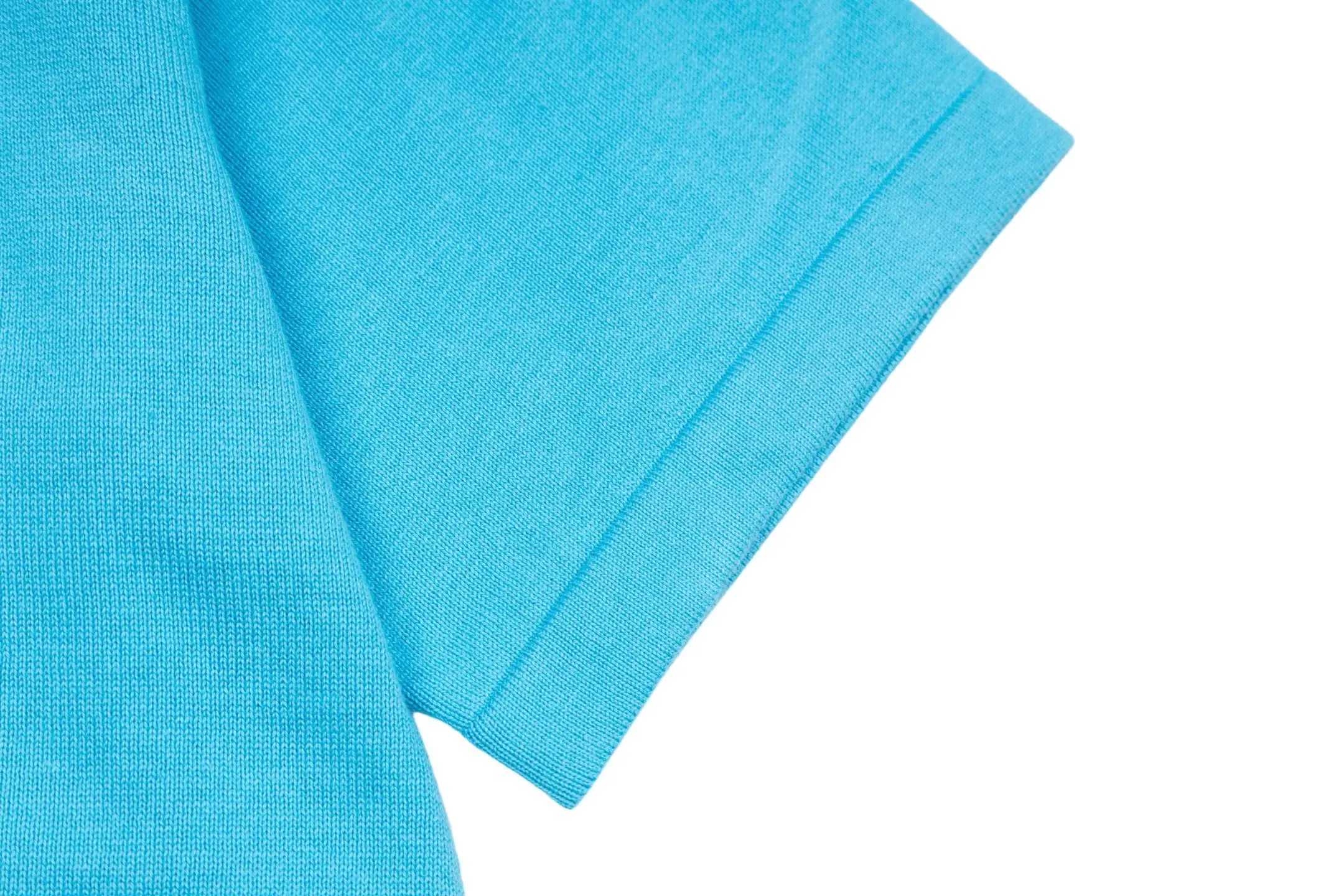 Pin Embroidered Cotton Knit T-Shirt D21014198 — view 7