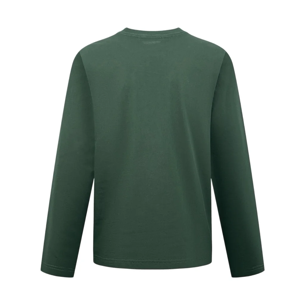 Logo-Embroidered Organic Cotton Long-Sleeve T-Shirt D21022515 — view 2
