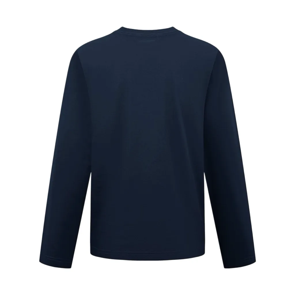 Logo-Embroidered Organic Cotton Long-Sleeve T-Shirt D21022517 — view 2