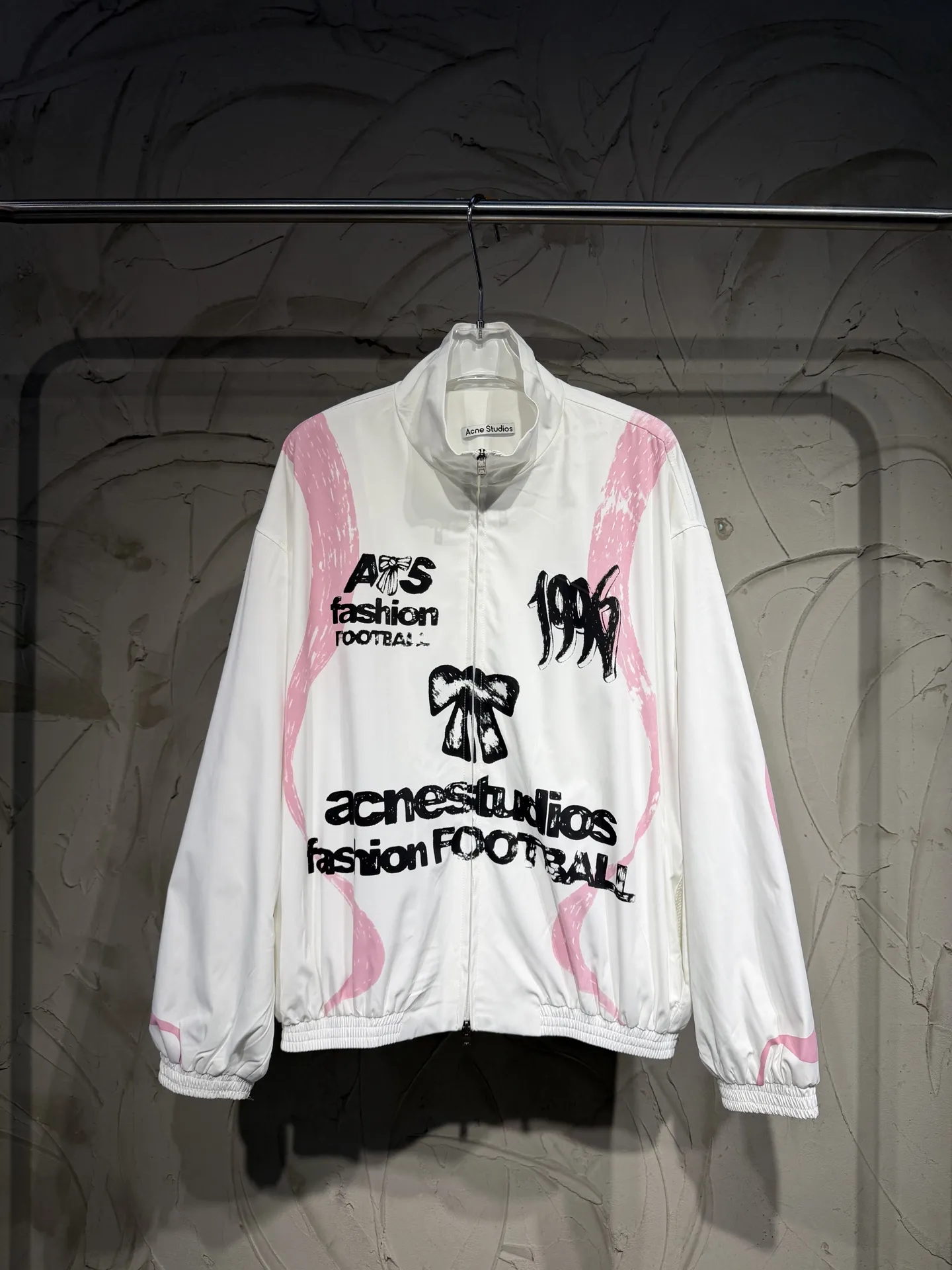Fashion Football Graffiti Print Track Jacket D21024362