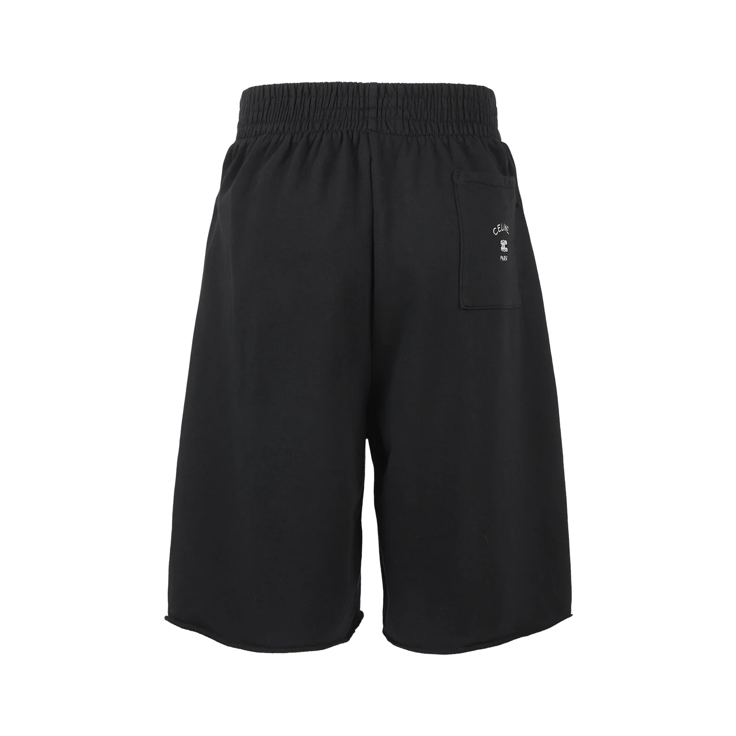 Triomphe Embroidered Cotton-Jersey Shorts D21022380 — view 2