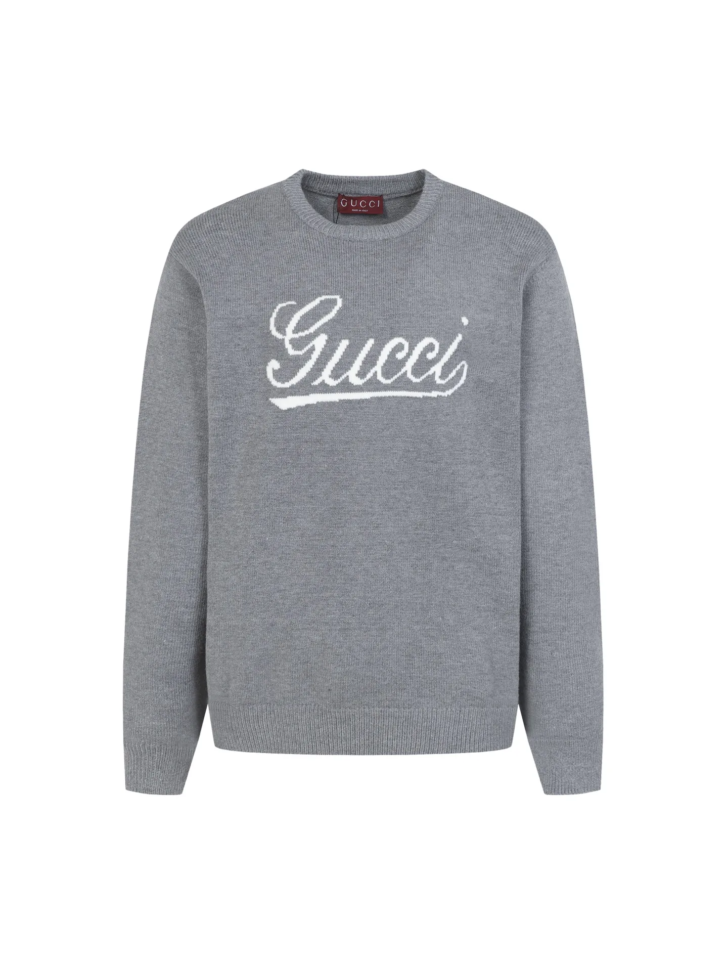 Script Logo Intarsia Crew-Neck Sweater D21024921