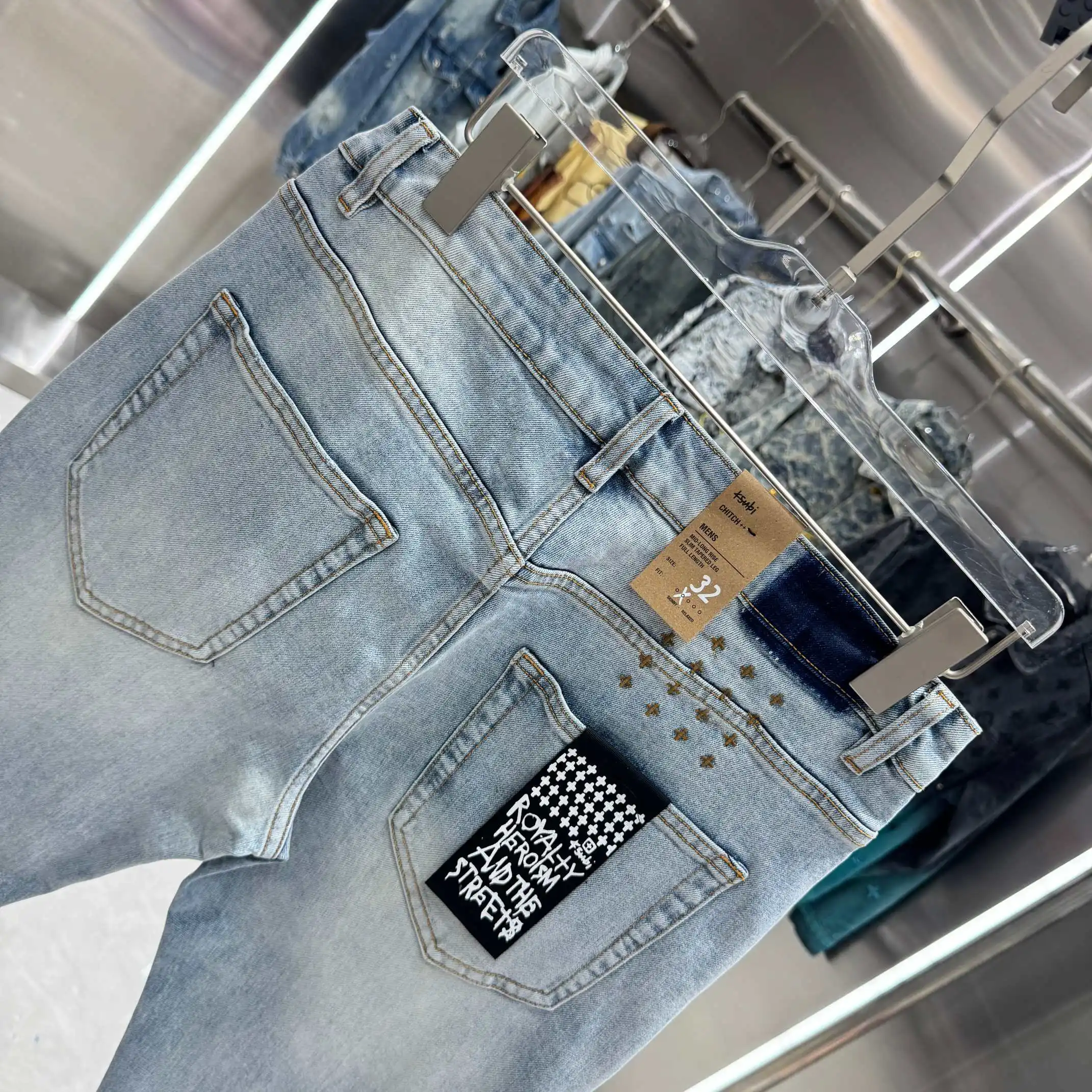 Ksubi Distressed Slim-Fit Stretch Jeans D21019050 — view 5