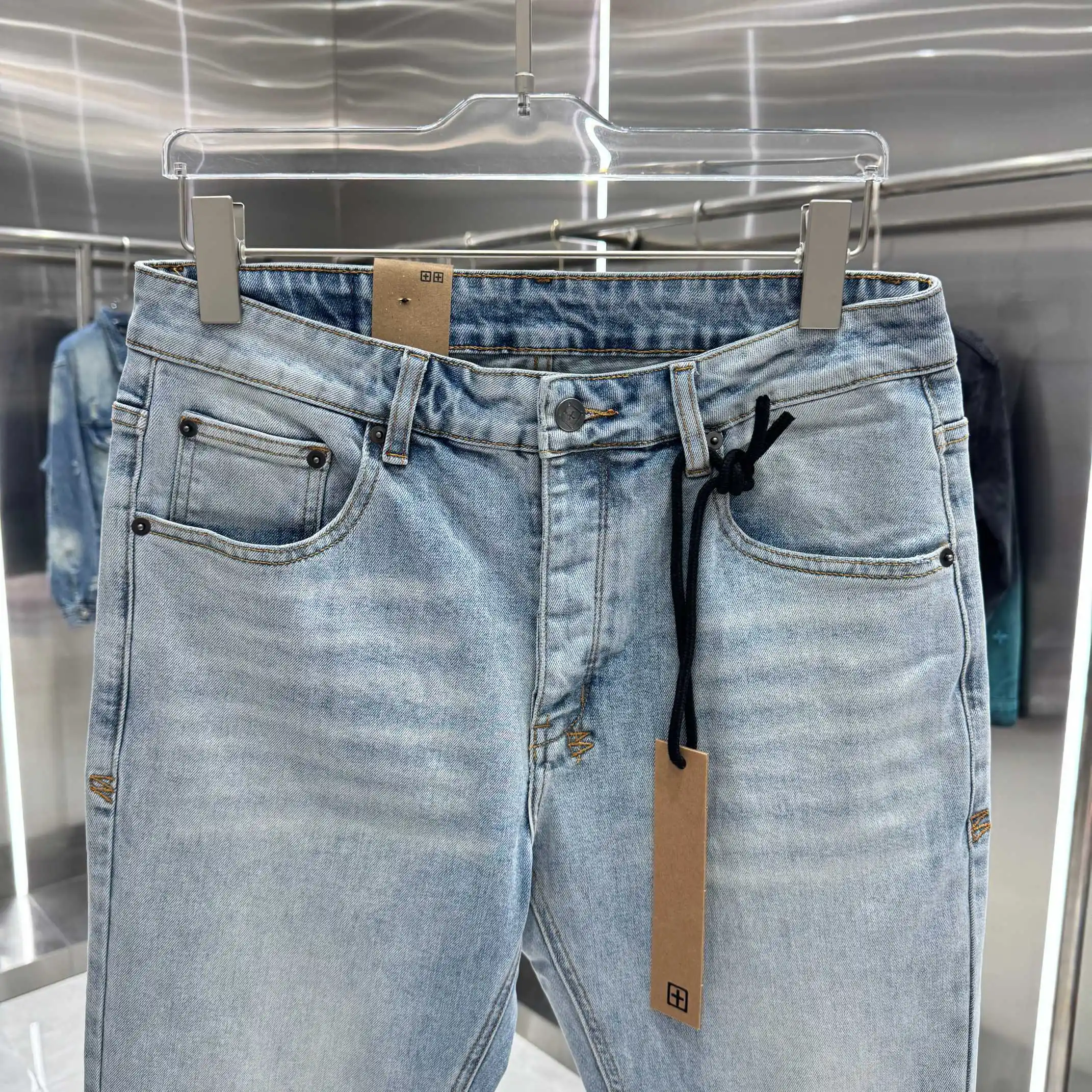 Ksubi Distressed Slim-Fit Stretch Jeans D21019050 — view 6