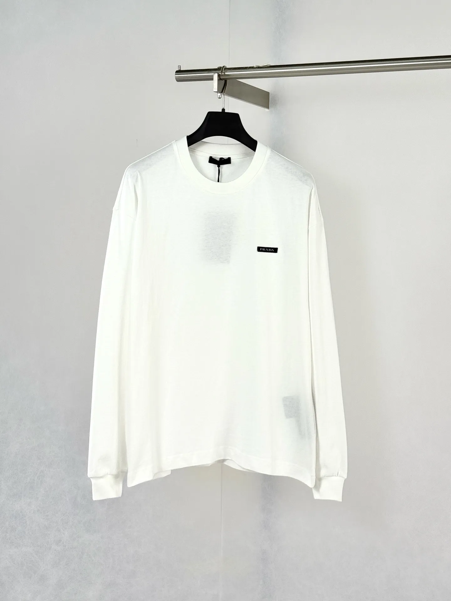 Logo-Patch Long-Sleeved Polo Shirt D21022049