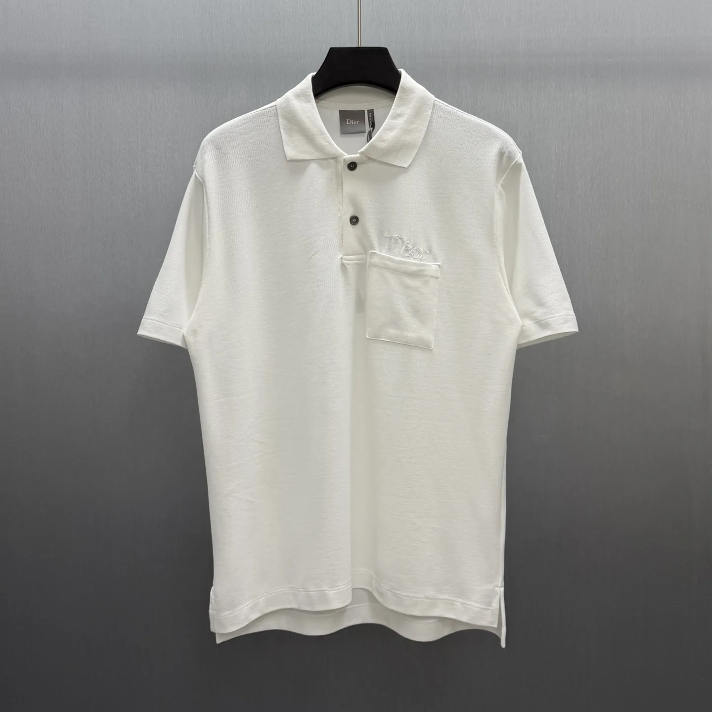 Embroidered Cotton-Piqué Pocket Polo Shirt D21014571