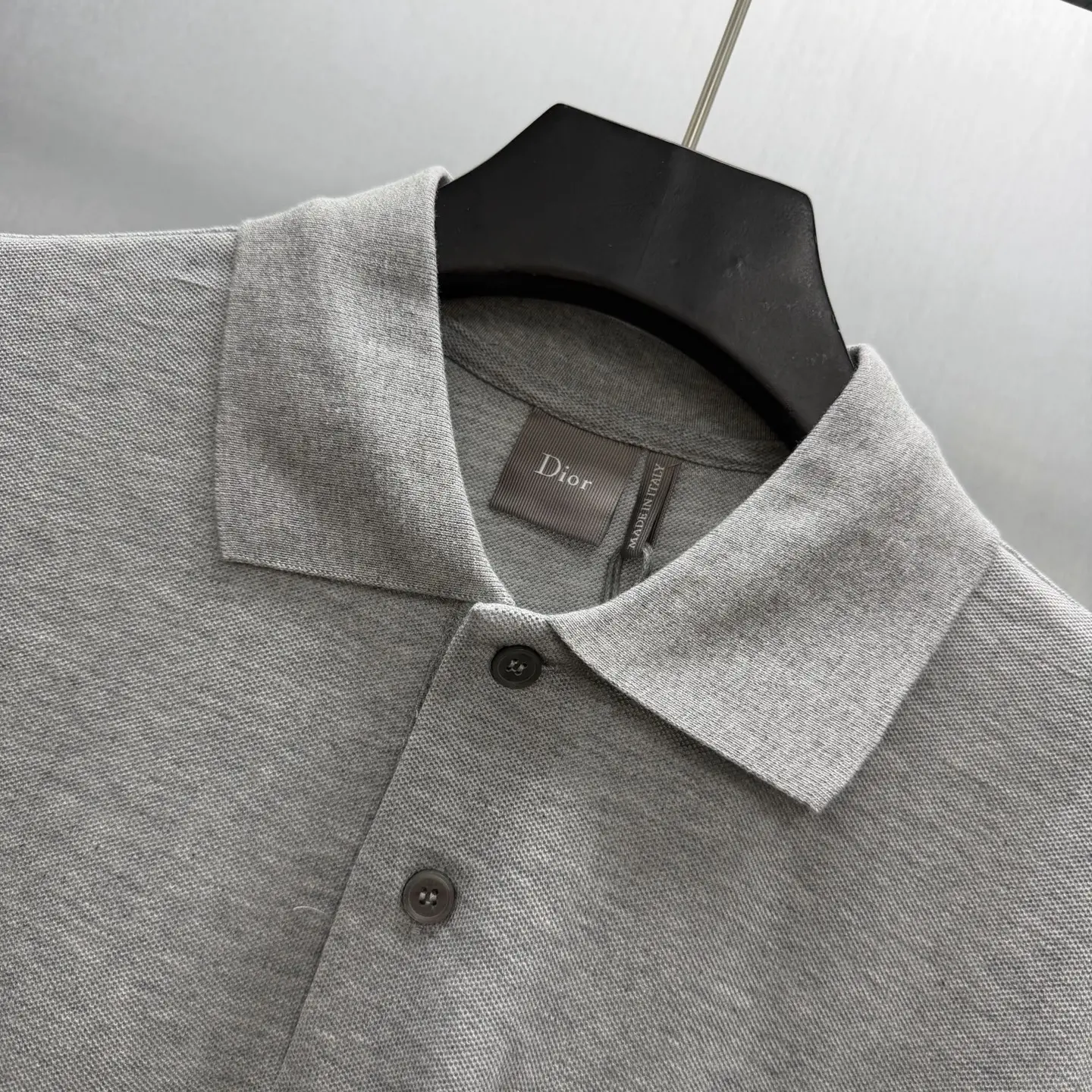 Embroidered Cotton-Piqué Pocket Polo Shirt D21014570 — view 5