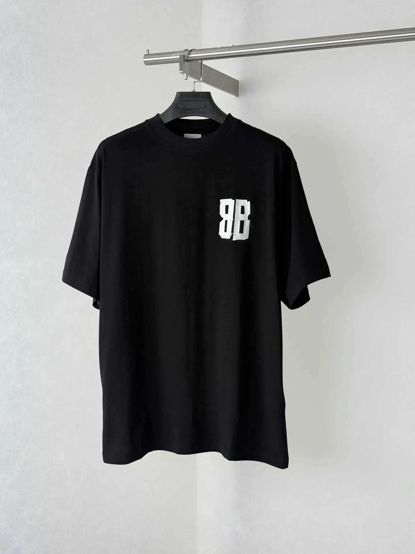 Cracked Logo Print Cotton T-Shirt D21522000