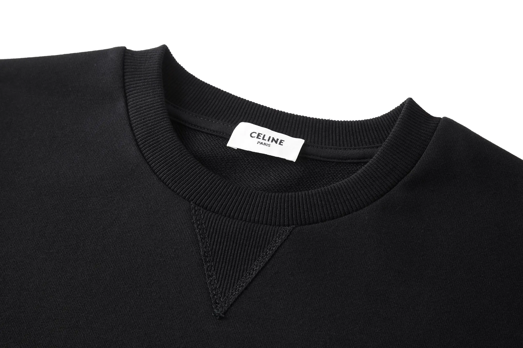 Triomphe Embroidered Cotton-Fleece Sweatshirt D21522375 — view 3