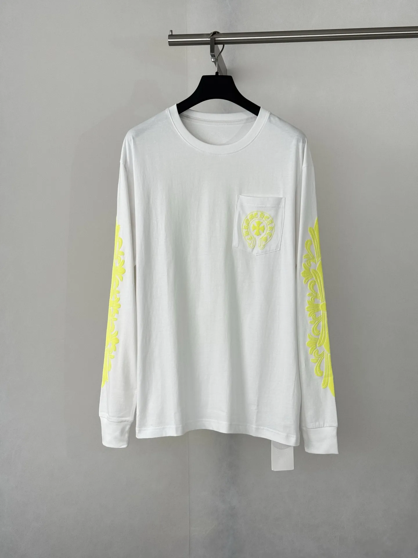Logo-Print Long-Sleeved Cotton T-Shirt D21518735