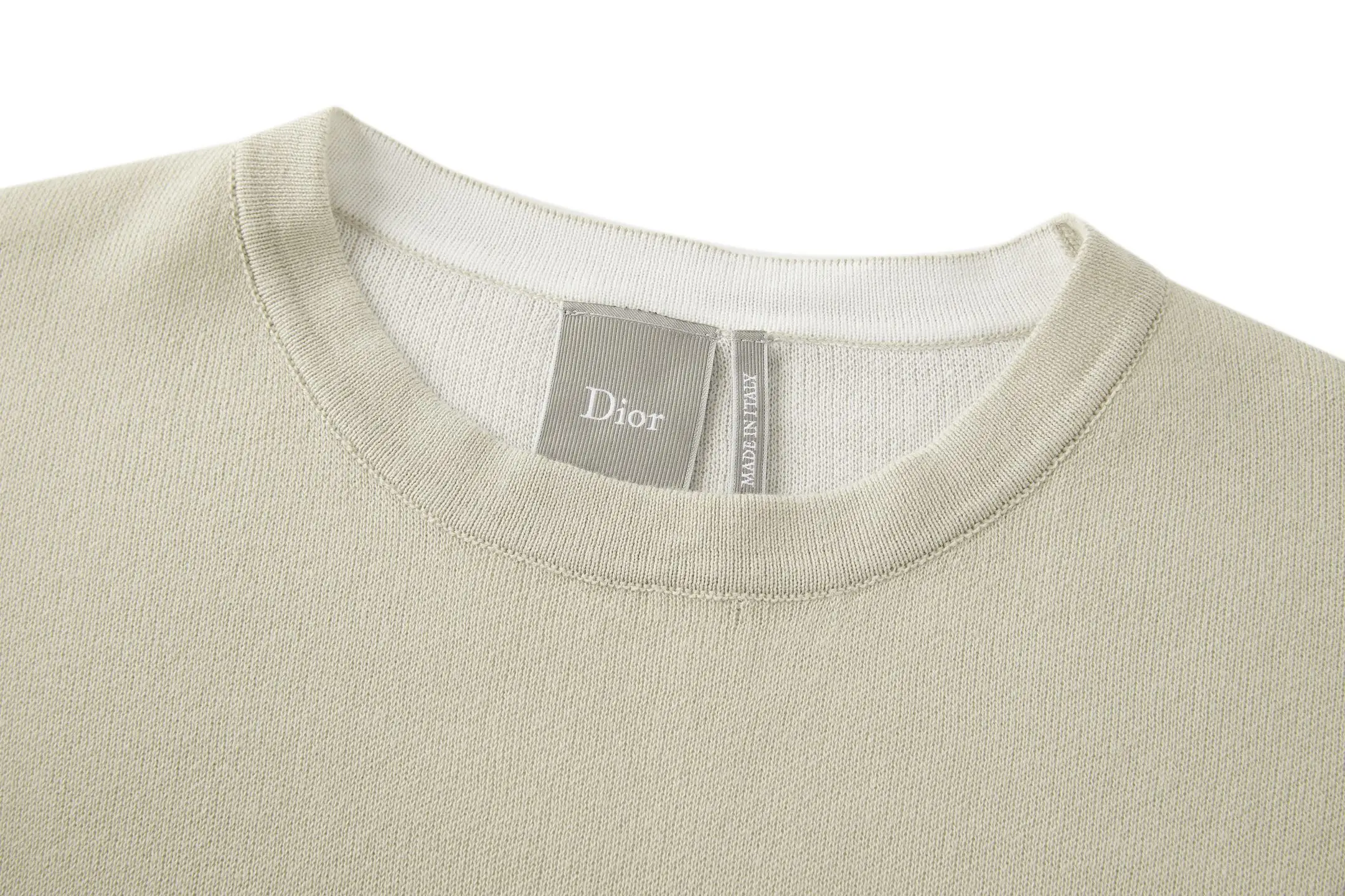 Logo Jacquard Cotton-Knit T-Shirt D21522351 — view 3