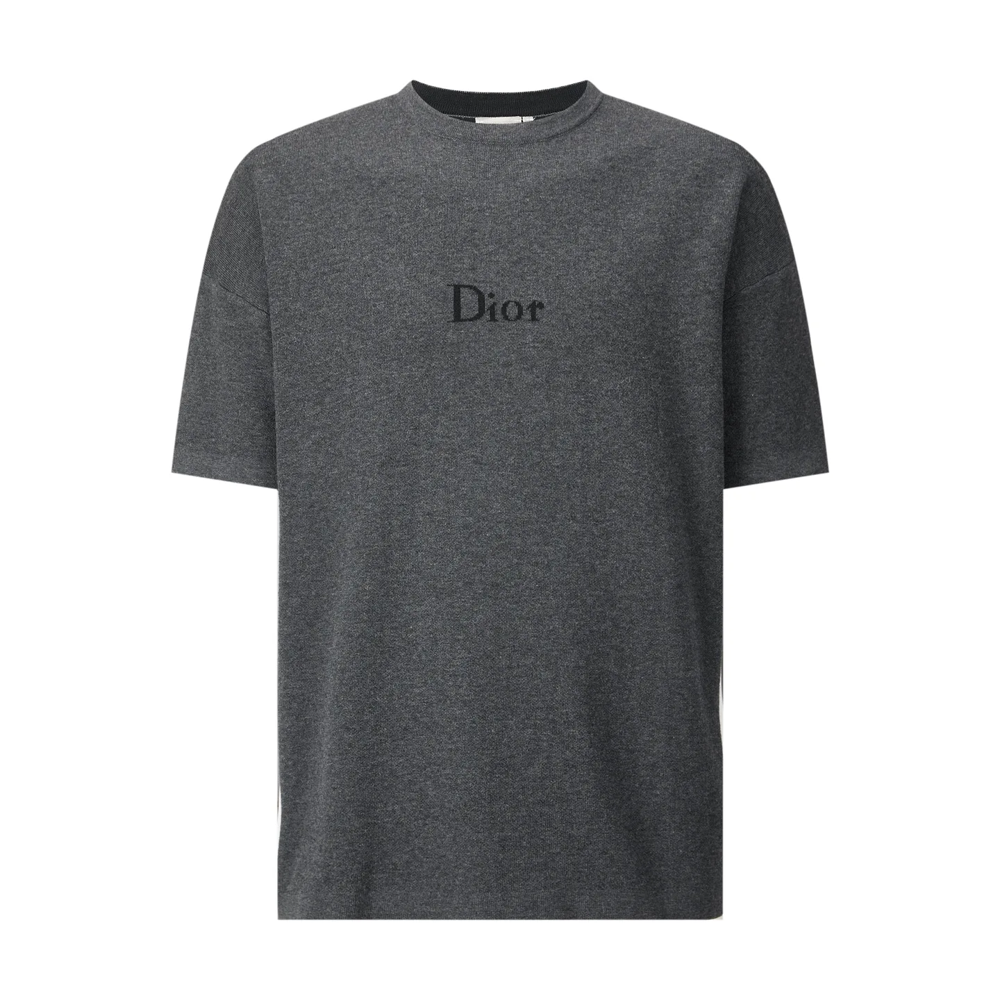 Logo Jacquard Cotton Knit T-Shirt D21522349