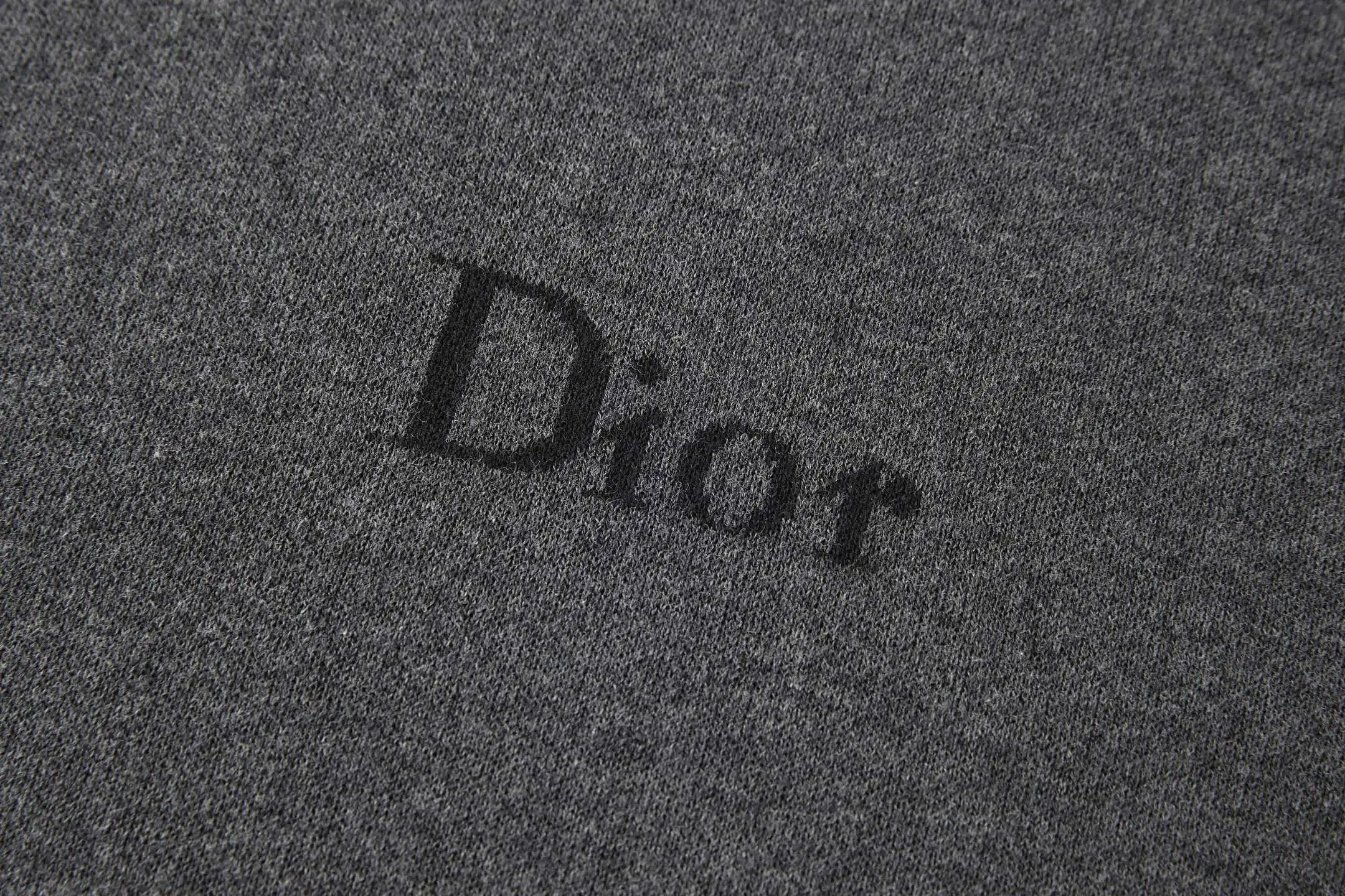 Logo Jacquard Cotton Knit T-Shirt D21522349 — view 4