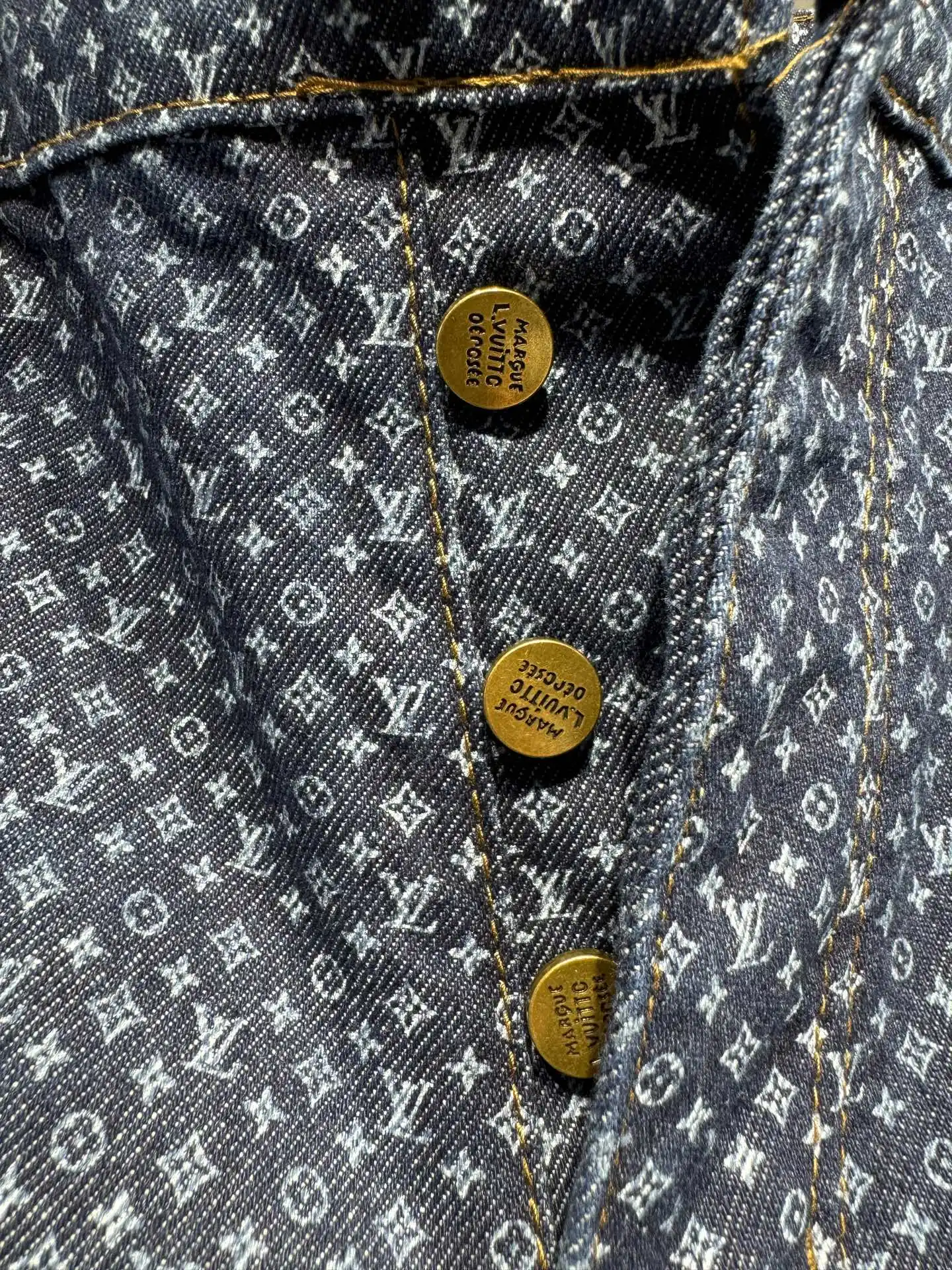Monogram All-Over Print Denim Shorts D21524319 — view 11