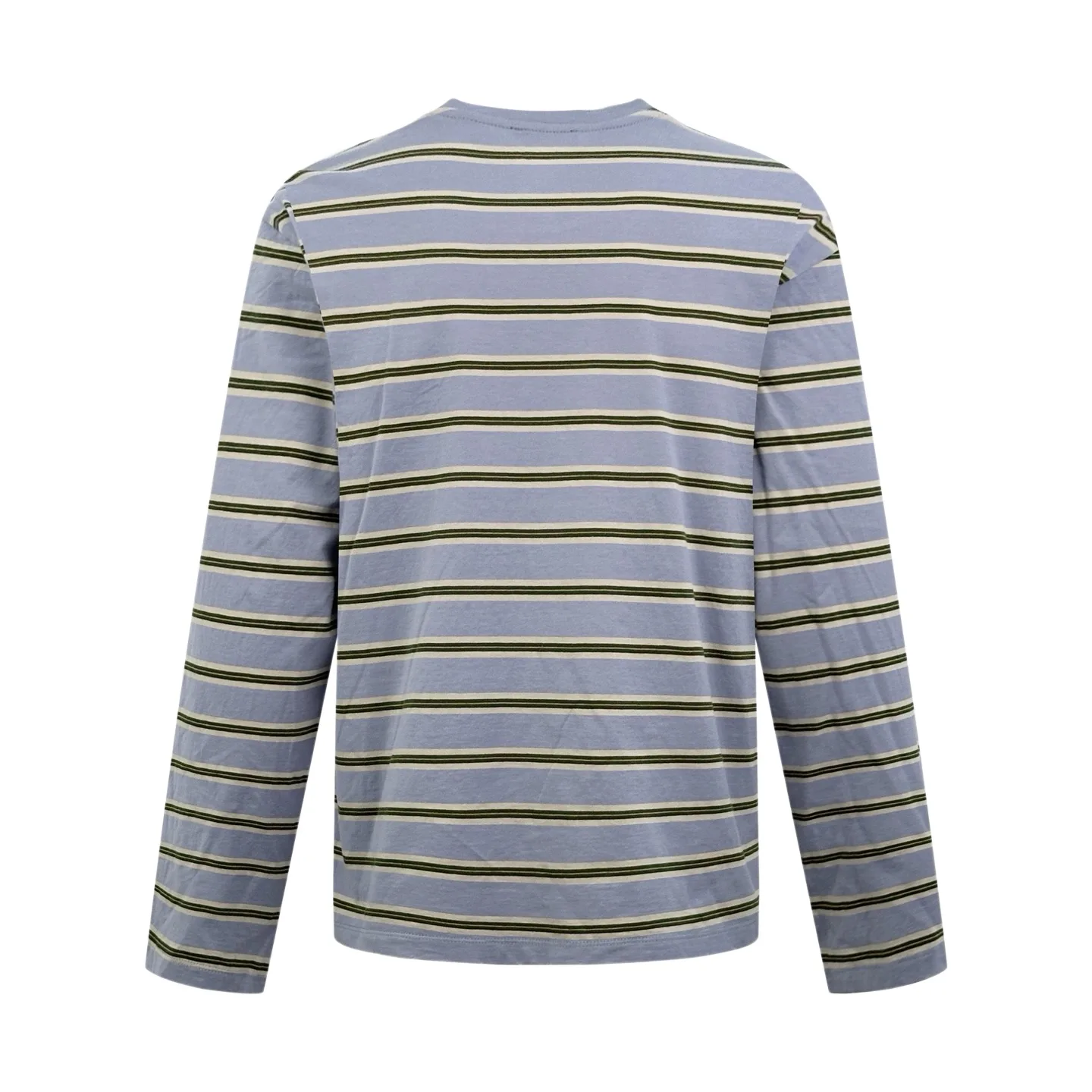 Striped Cotton Long-Sleeve T-Shirt D21522524 — view 2