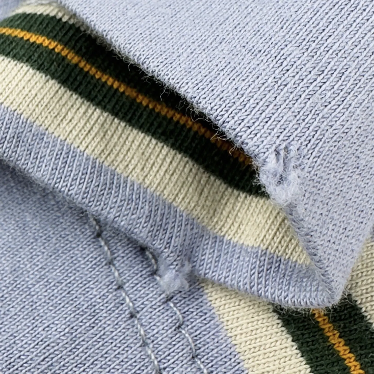 Striped Cotton Long-Sleeve T-Shirt D21522524 — view 8