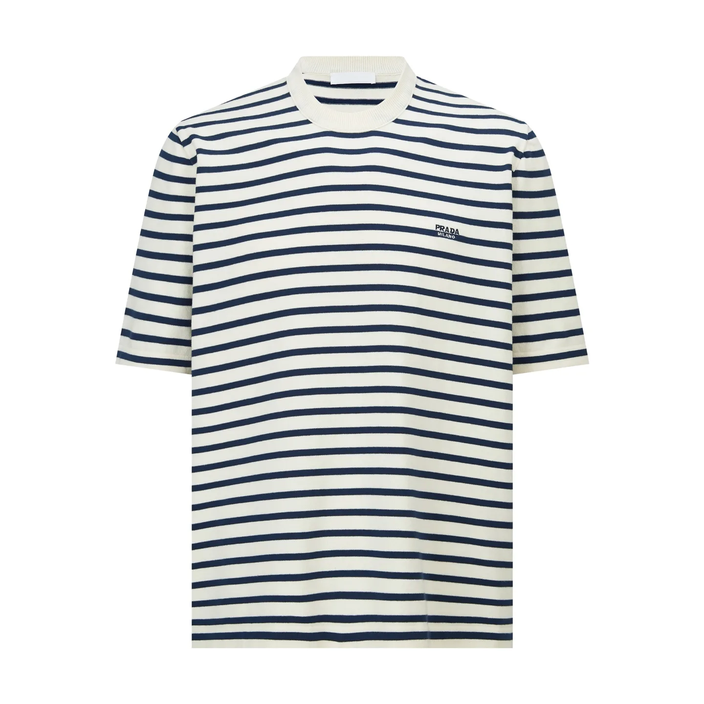 Striped Wool-Blend Knit T-Shirt D21522390