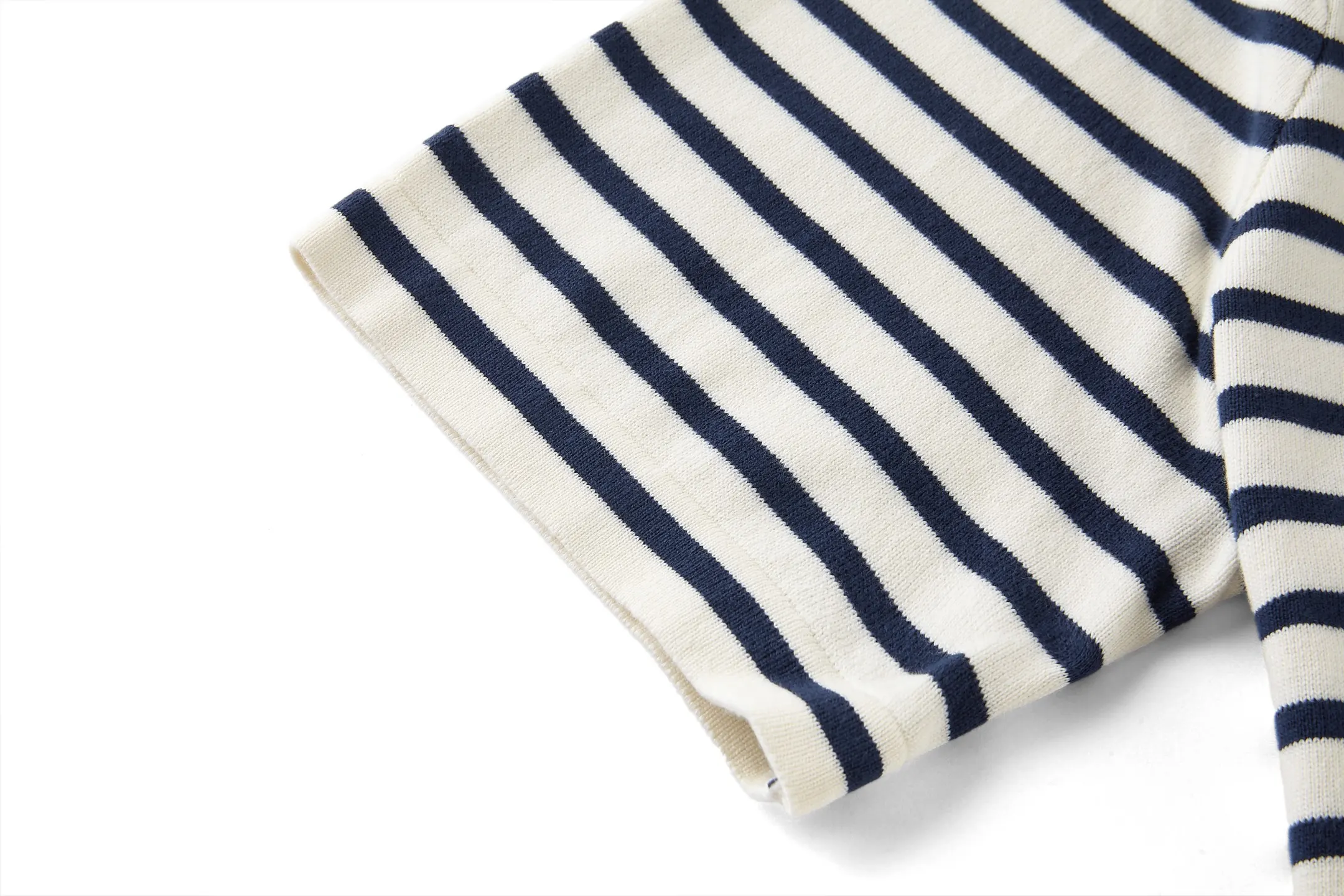 Striped Wool-Blend Knit T-Shirt D21522390 — view 5