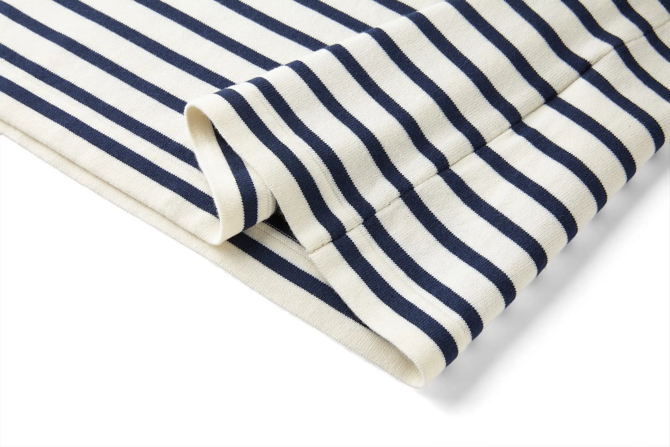 Striped Wool-Blend Knit T-Shirt D21522390 — view 6