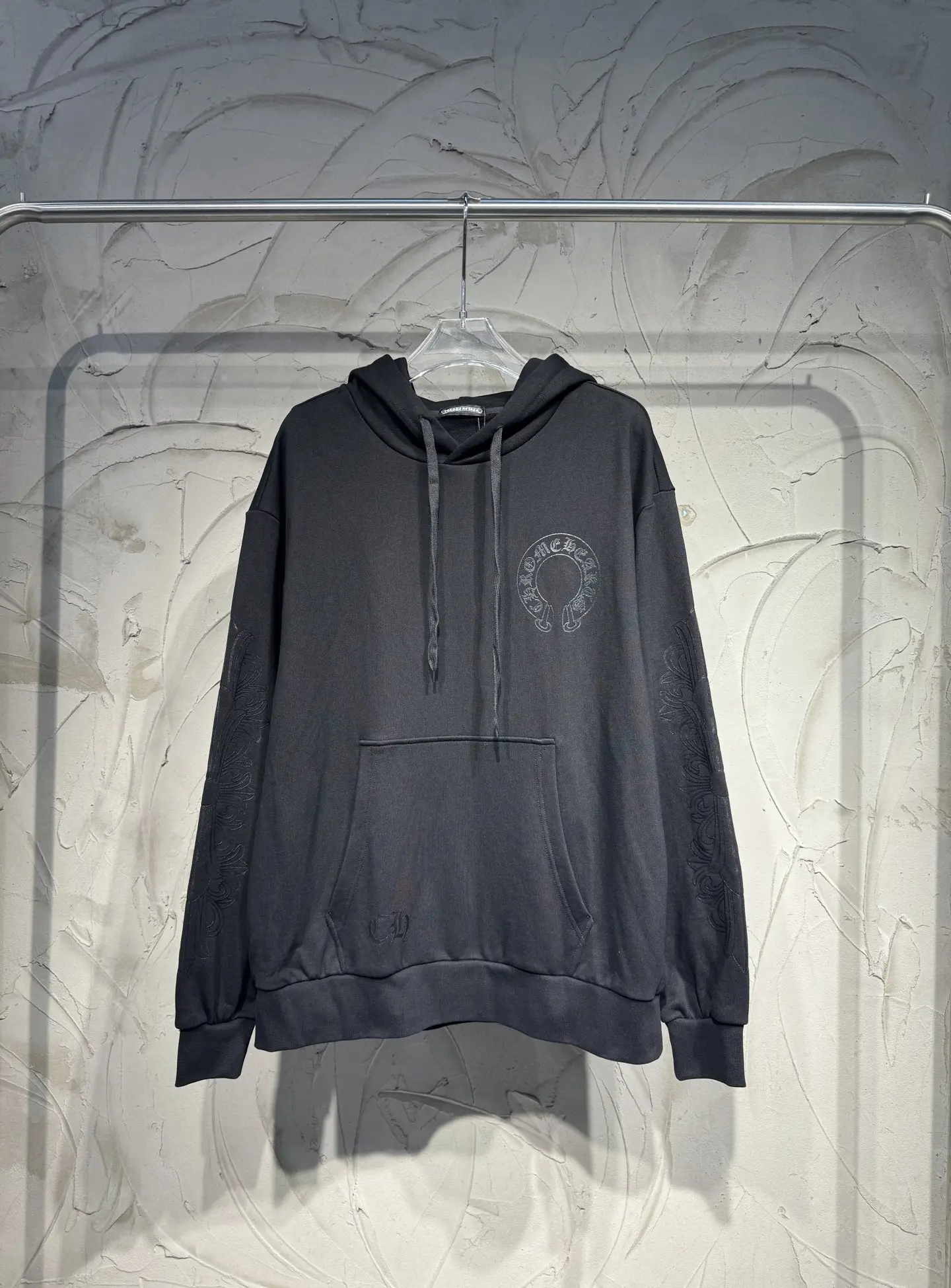 Logo-Print Cotton-Blend Jersey Hoodie D22024366