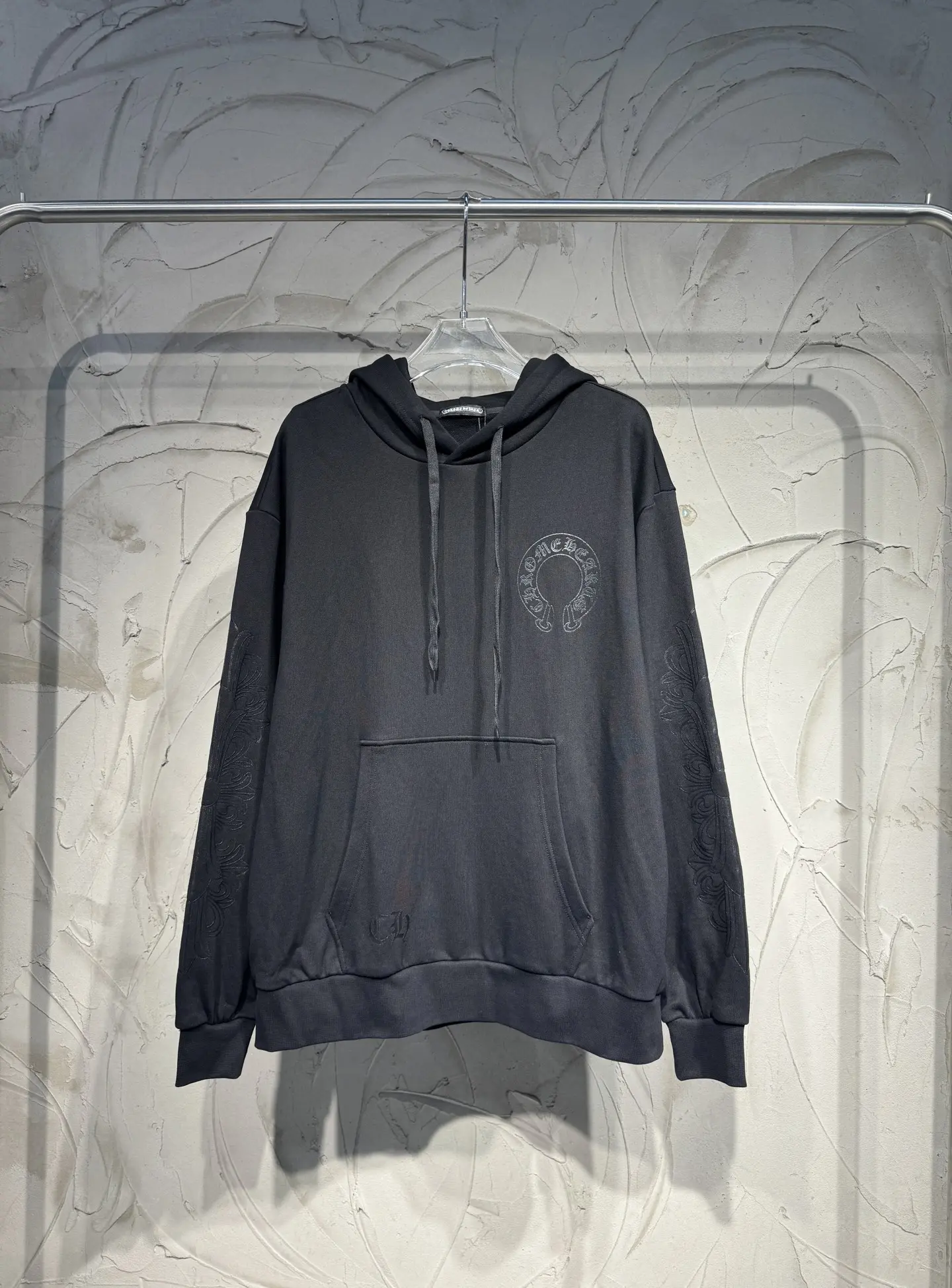Logo-Print Cotton-Blend Jersey Hoodie D22024366