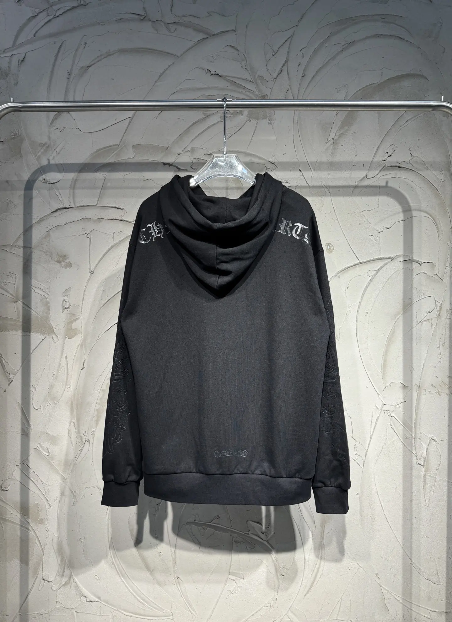 Logo-Print Cotton-Blend Jersey Hoodie D22024366 — view 2