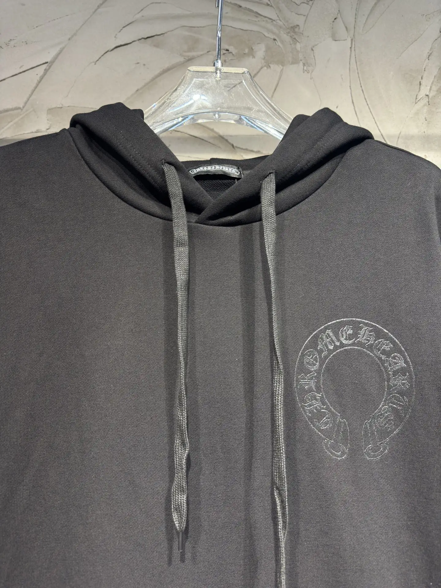 Logo-Print Cotton-Blend Jersey Hoodie D22024366 — view 7