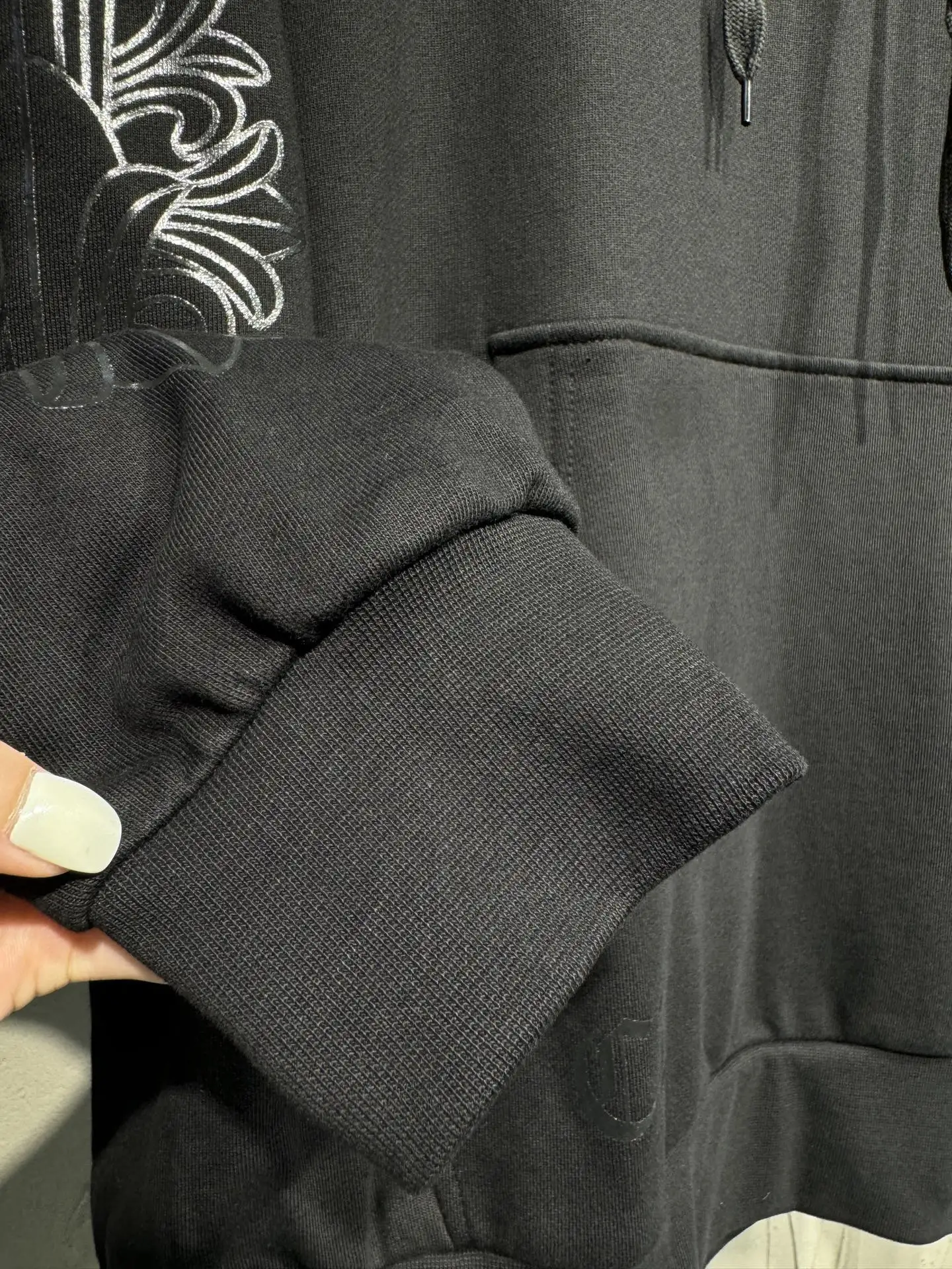 Logo-Print Cotton-Blend Jersey Hoodie D22024366 — view 12