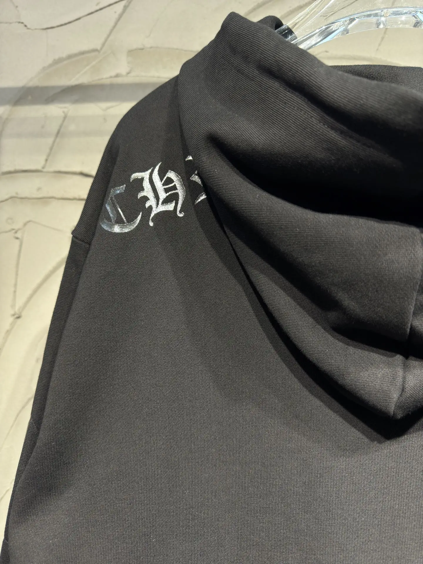 Logo-Print Cotton-Blend Jersey Hoodie D22024366 — view 14