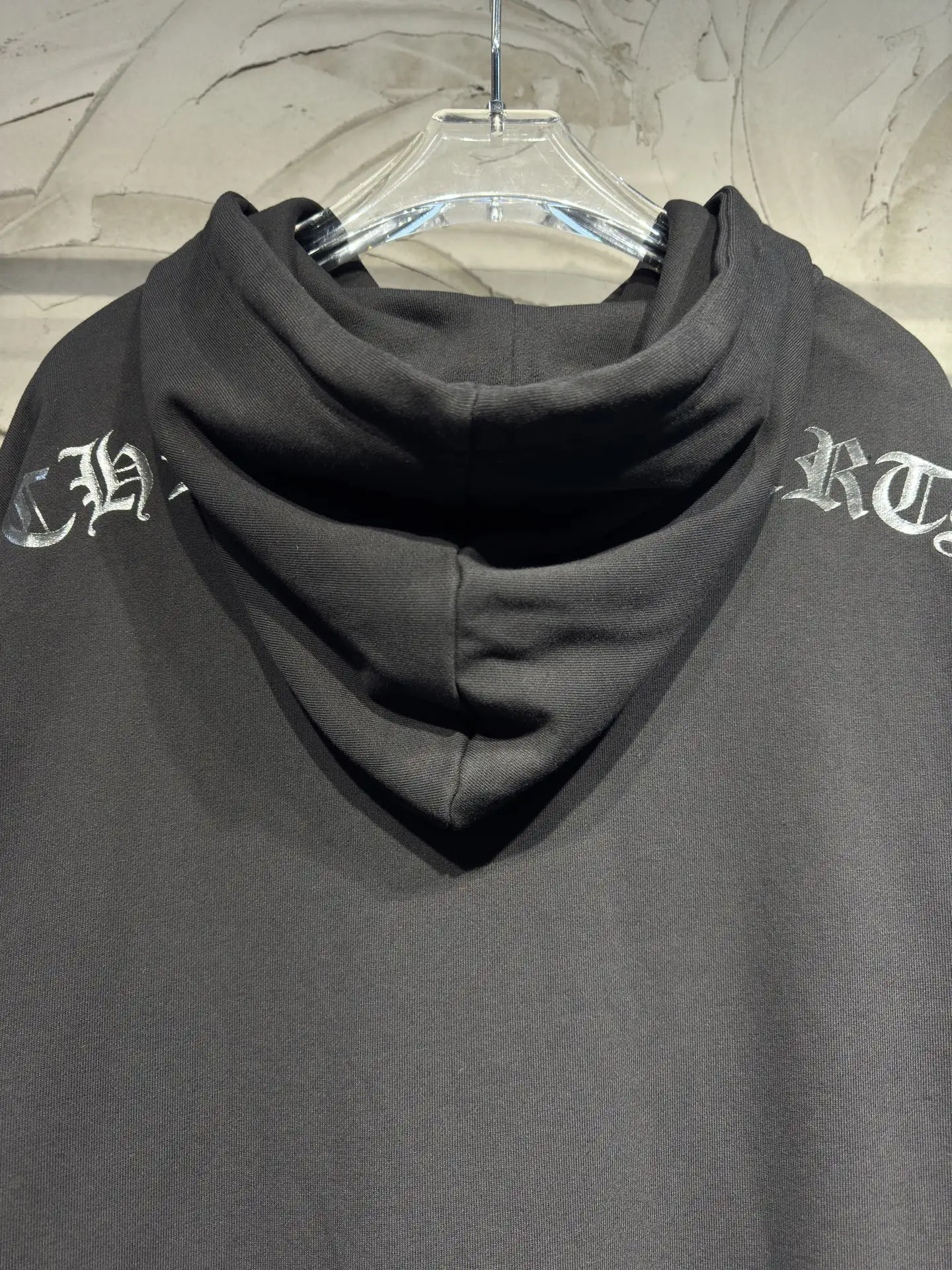 Logo-Print Cotton-Blend Jersey Hoodie D22024366 — view 16