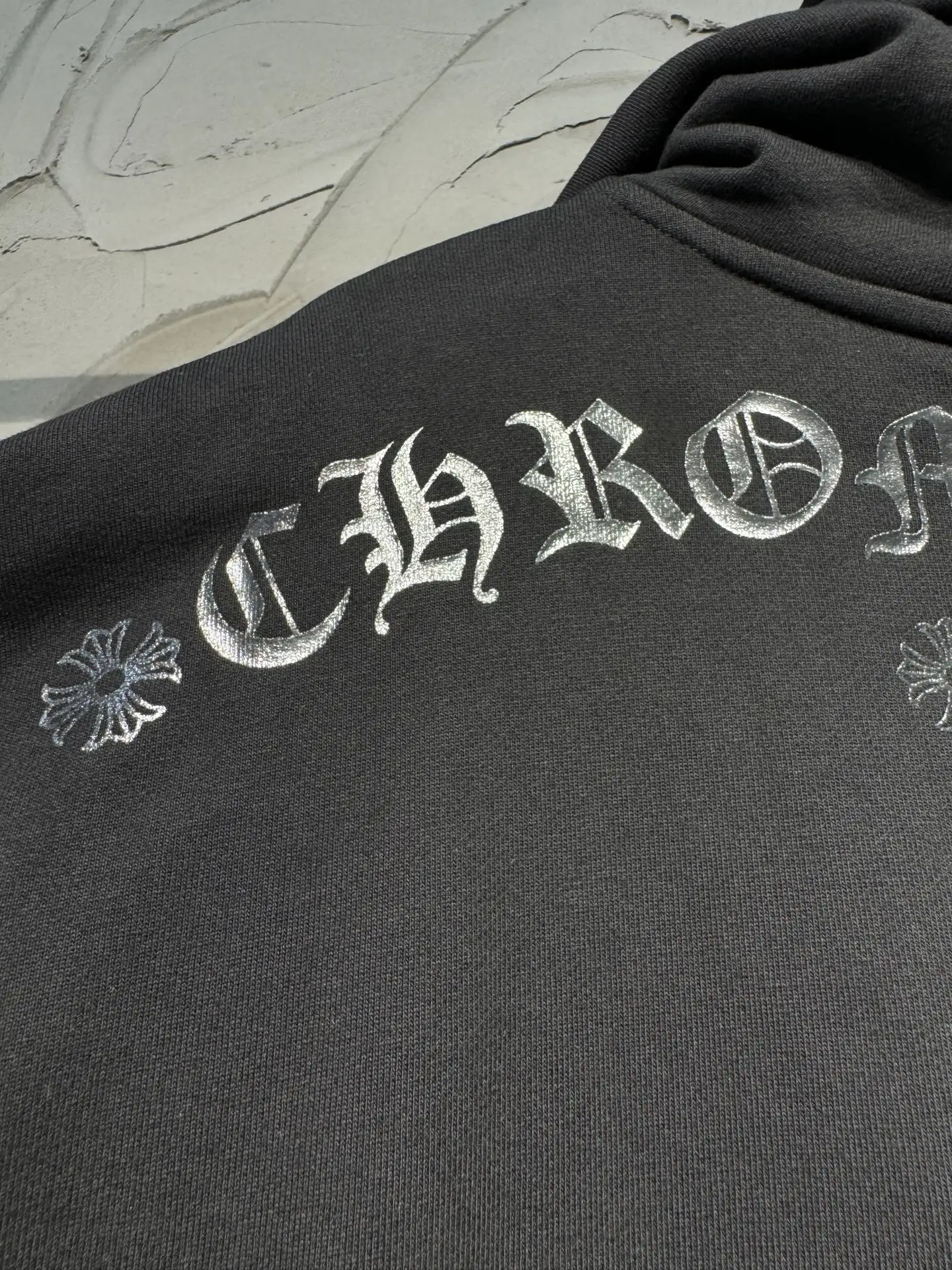 Logo-Print Cotton-Blend Jersey Hoodie D22024366 — view 17