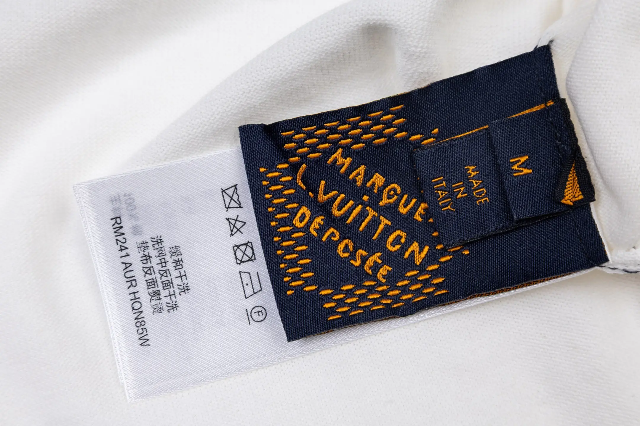 Logo Jacquard Cotton Knit T-Shirt D22014204 — view 9