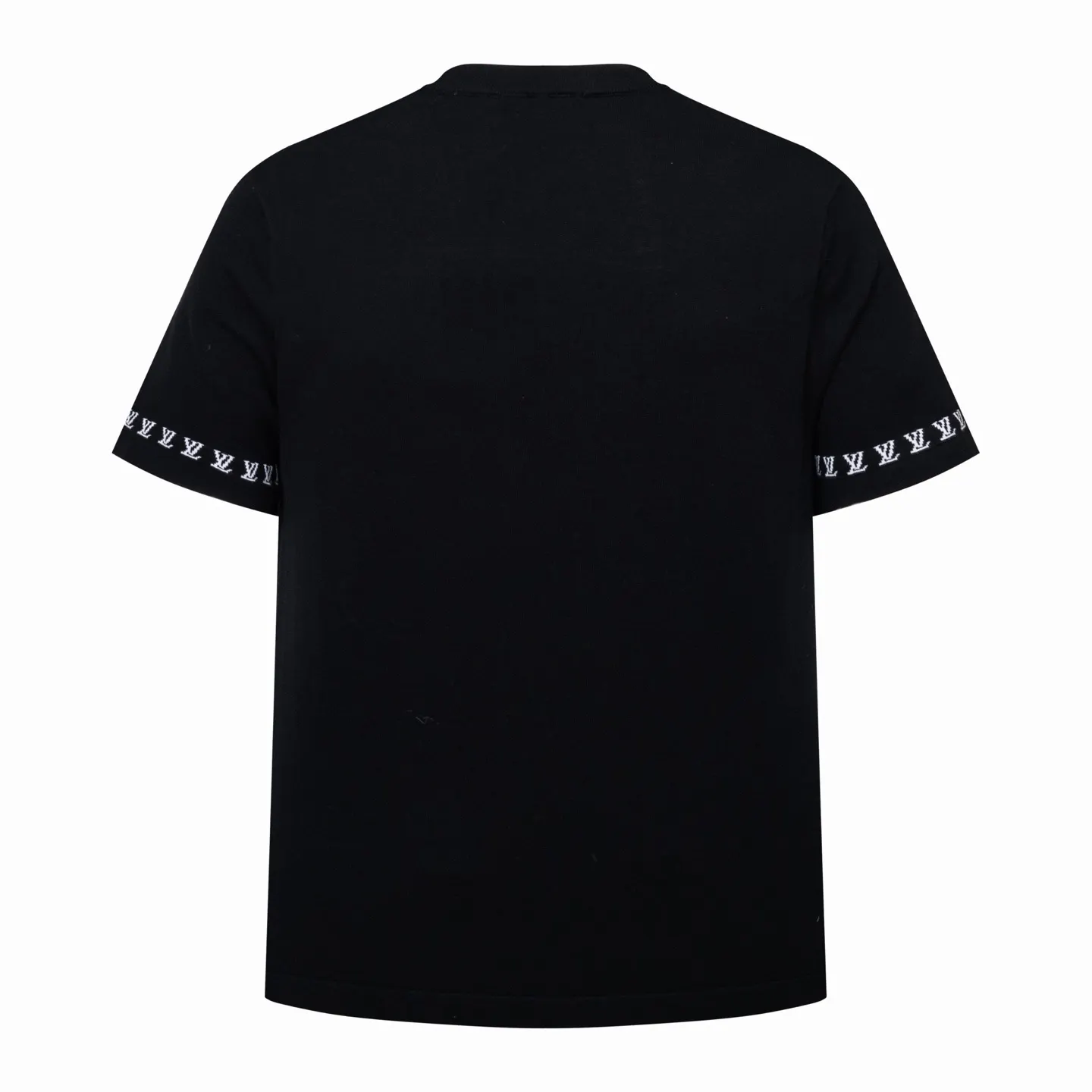 Logo Jacquard Cotton Knit T-Shirt D22014203 — view 2