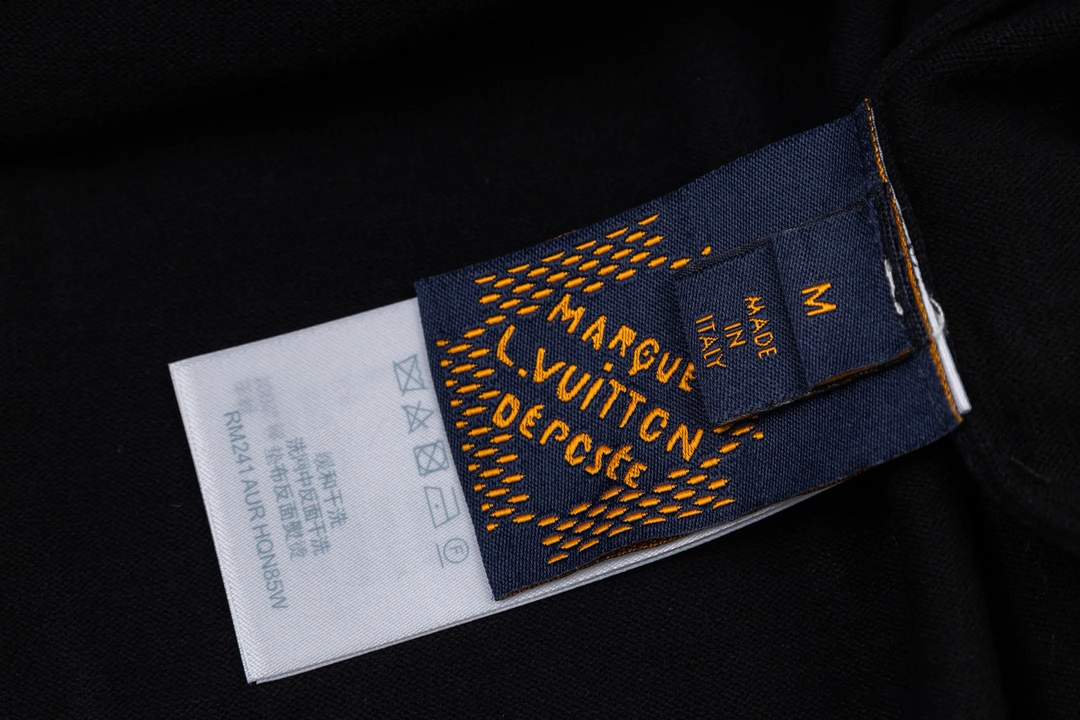 Logo Jacquard Cotton Knit T-Shirt D22014203 — view 9