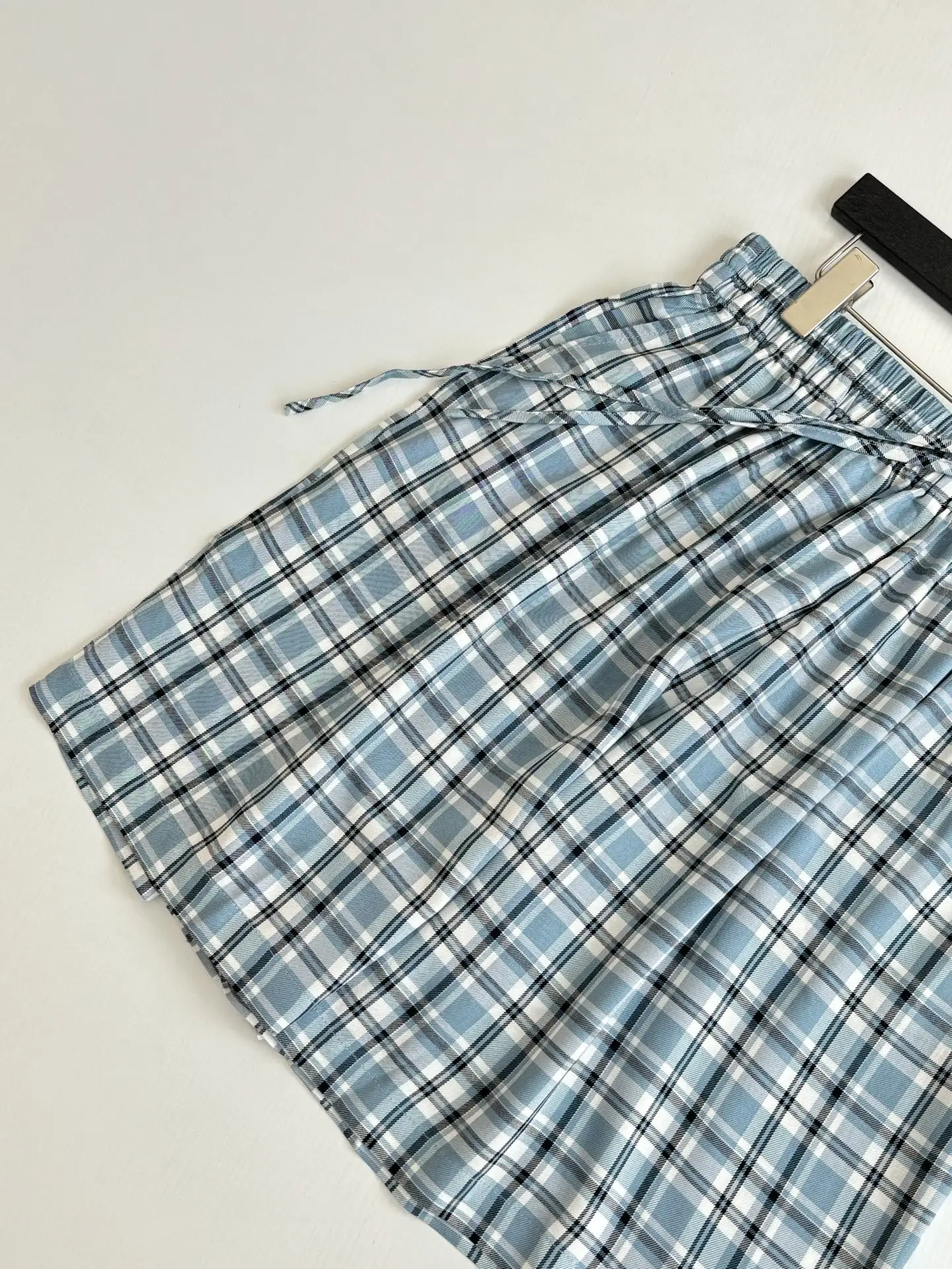 Plaid Cotton Poplin Shorts D22018640 — view 5