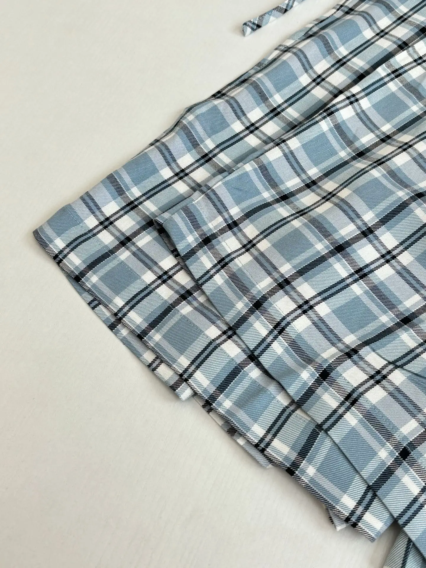 Plaid Cotton Poplin Shorts D22018640 — view 6