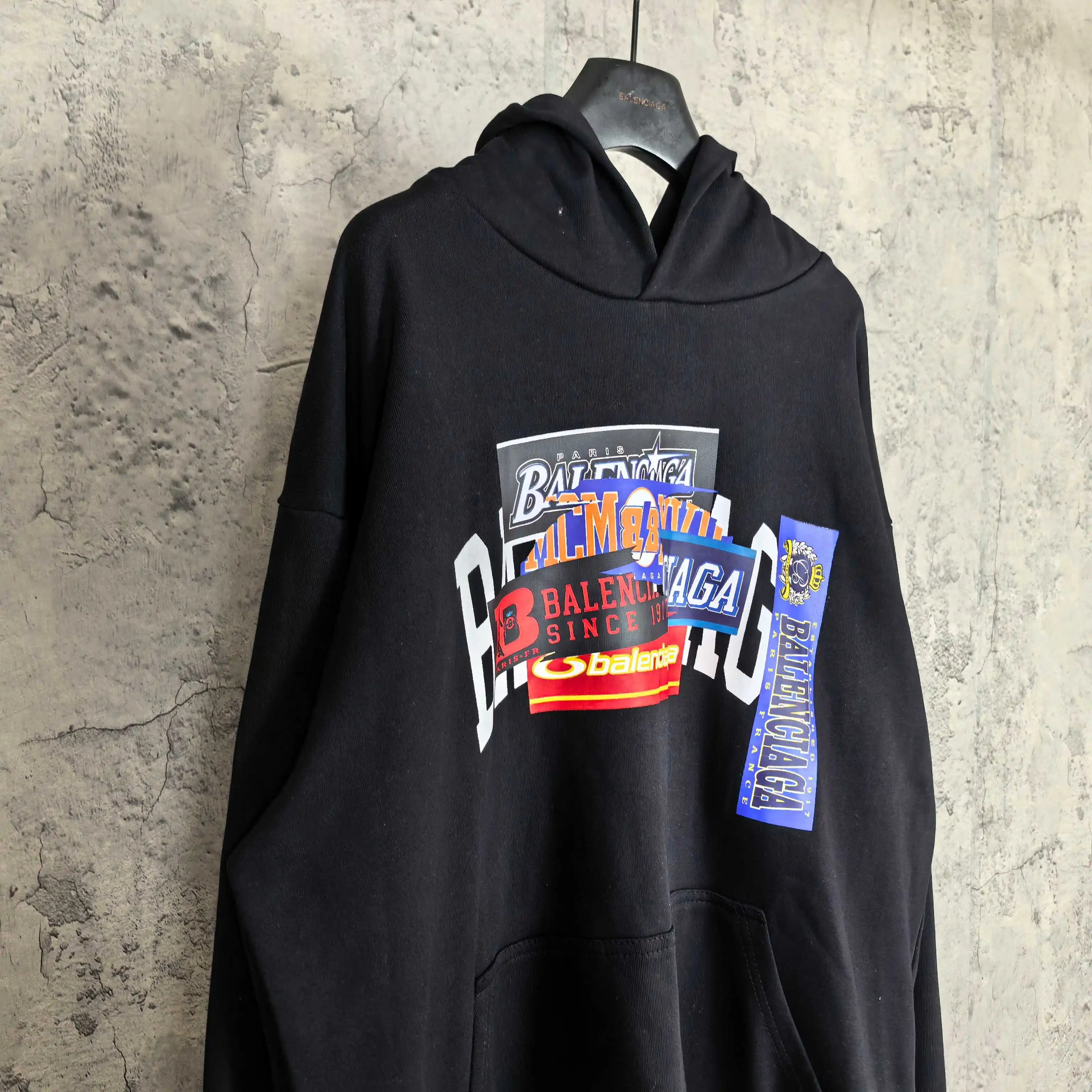 Bumper Stickers Logo Print Hoodie D22024470 — view 7