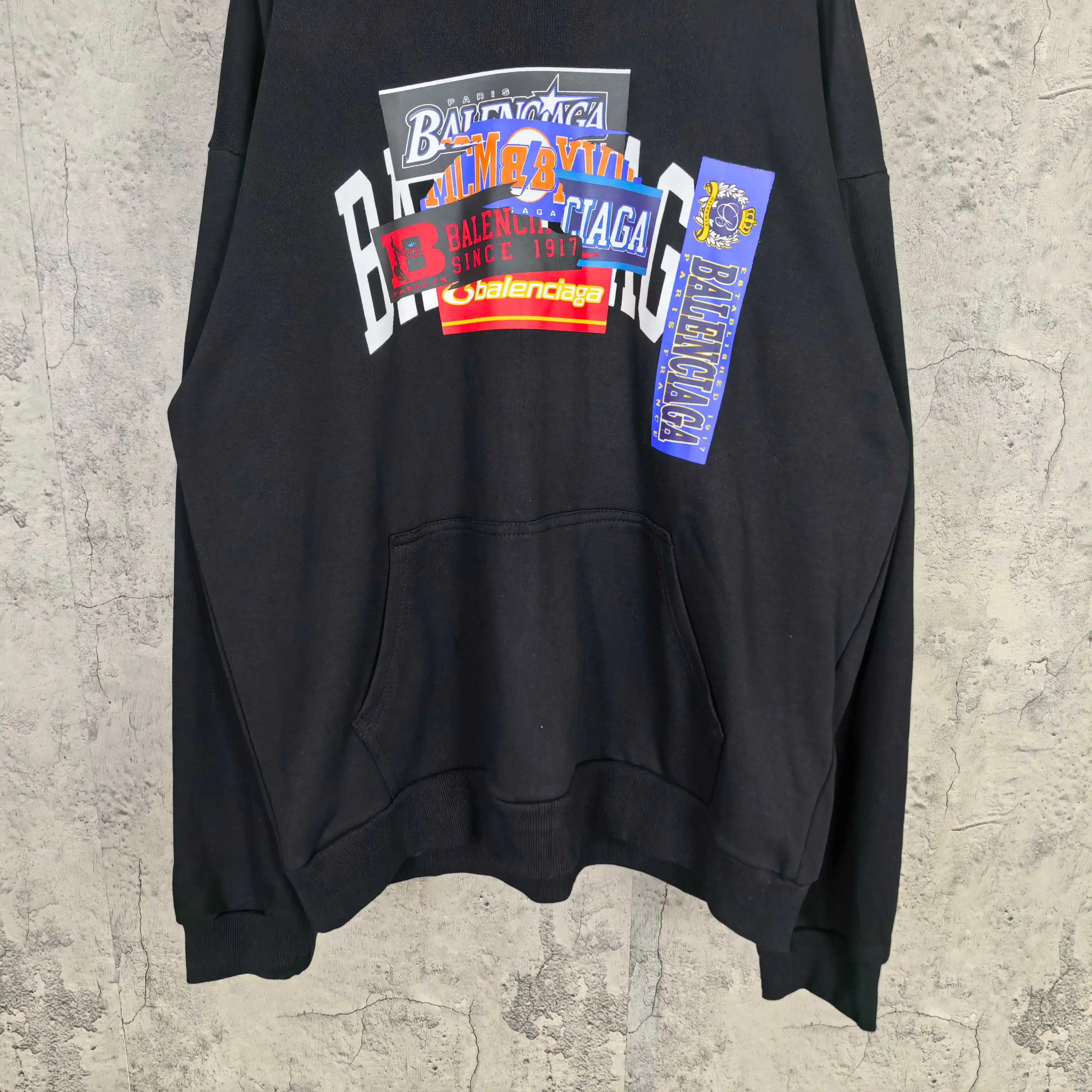Bumper Stickers Logo Print Hoodie D22024470 — view 10