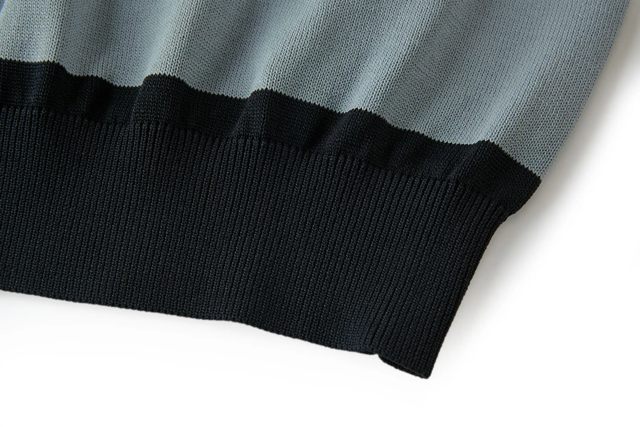 Striped Cotton Knit Short-Sleeve Sweater D22019171 — view 7