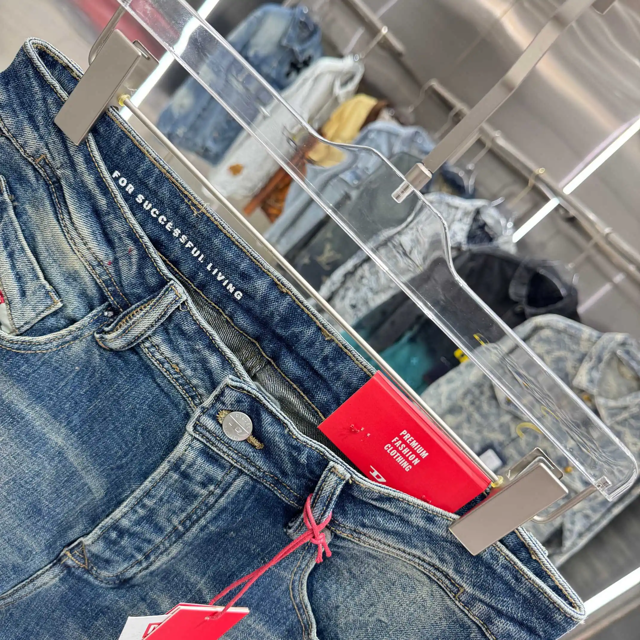 Washed Bootcut Flare Jeans D22019123 — view 8
