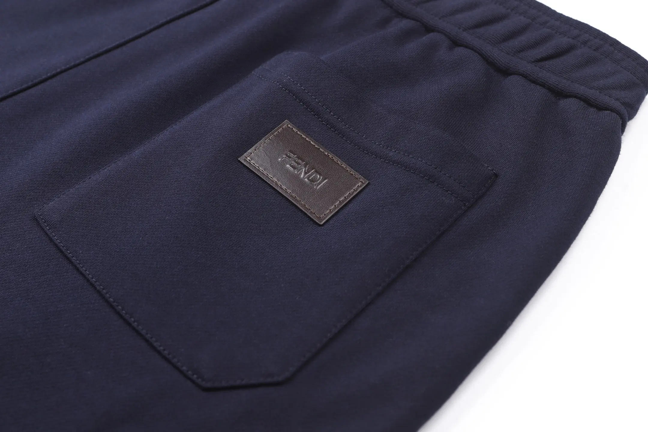 Logo-Patch Cotton-Jersey Bermuda Shorts D22022411 — view 6