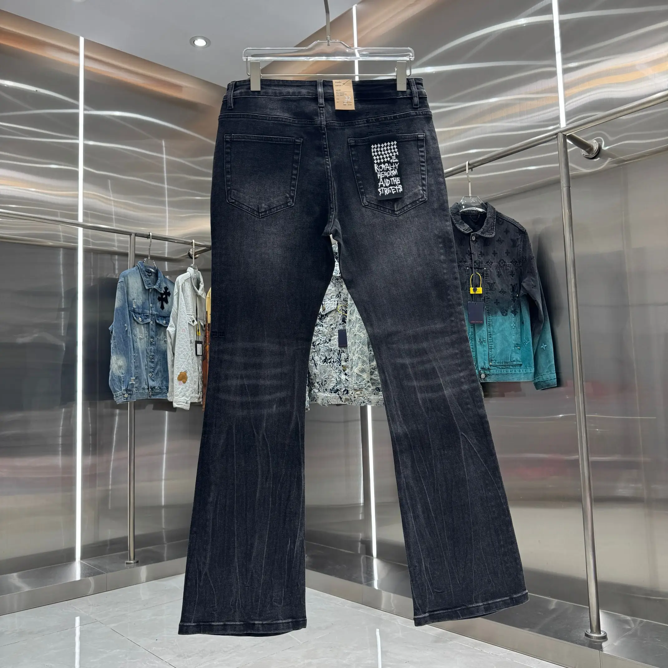 Ksubi Studded Flared Jeans D22019047 — view 2