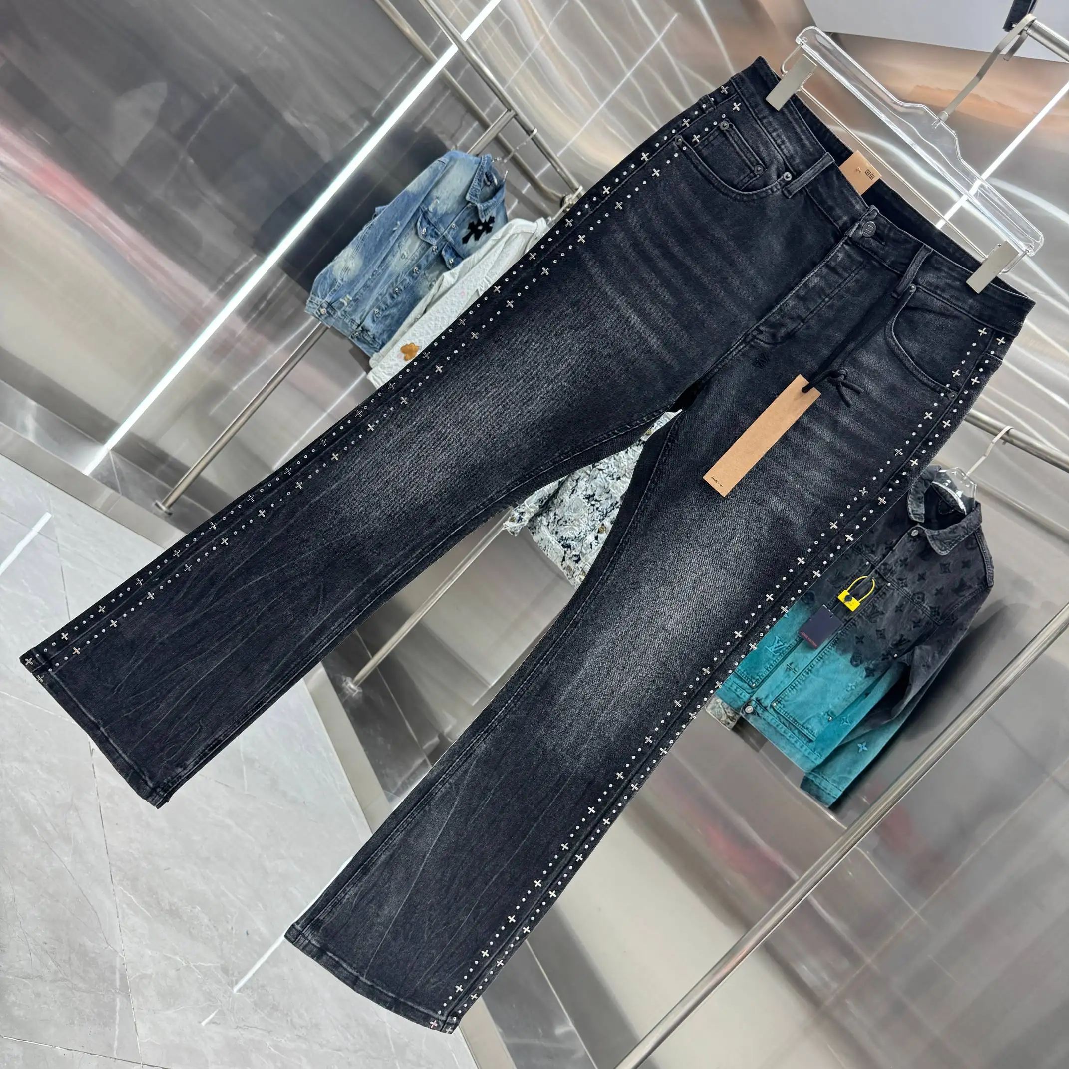 Ksubi Studded Flared Jeans D22019047 — view 3